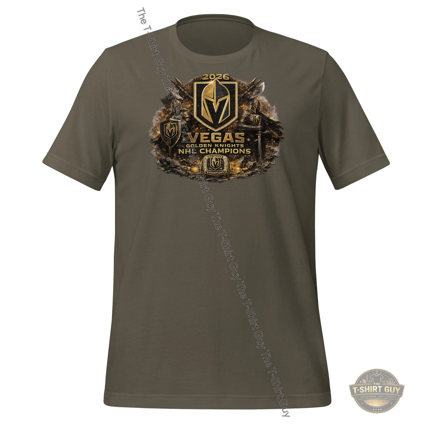 Watermarked - Las Vegas Golden Knights 2026 Champions Unisex t-shirt