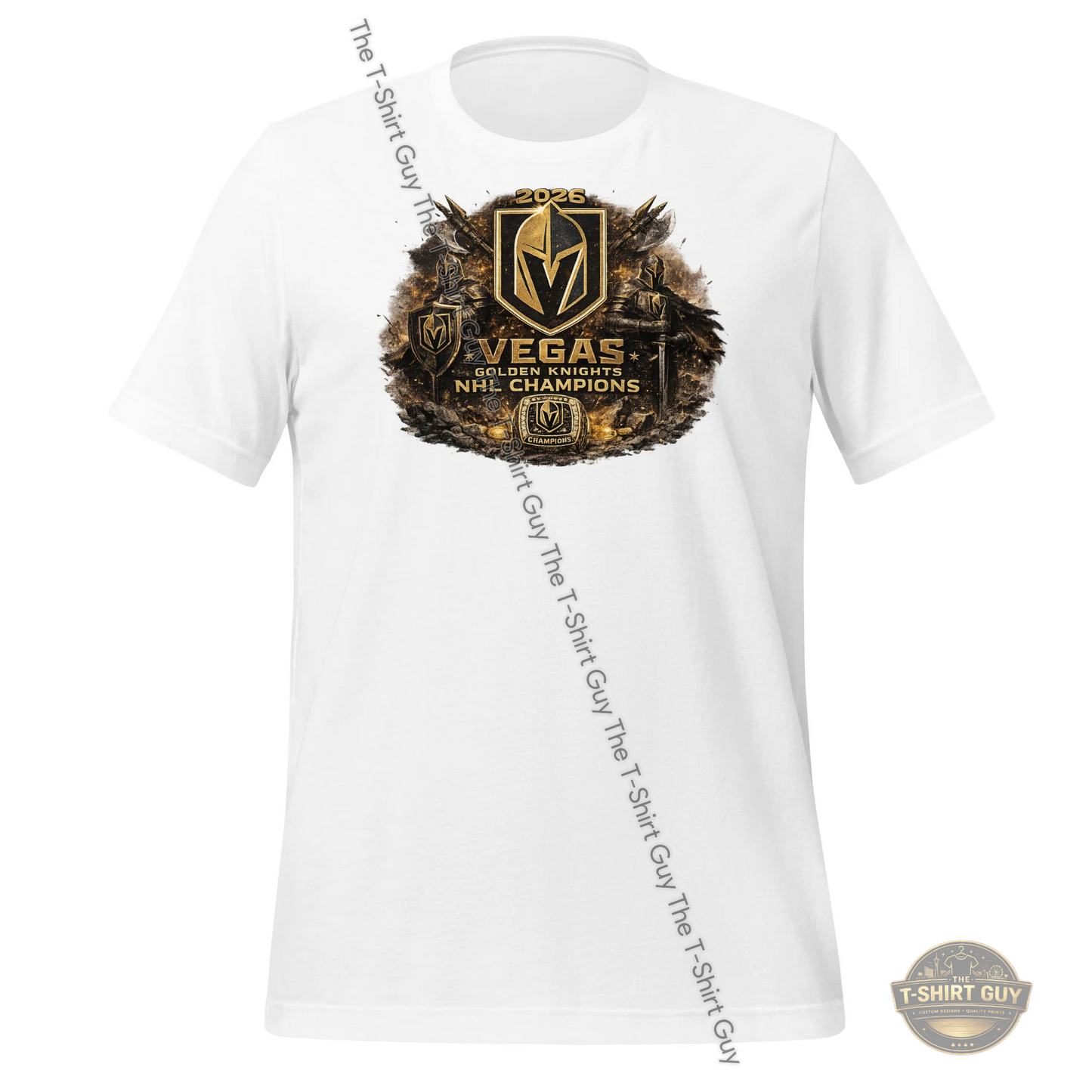 Watermarked - Las Vegas Golden Knights 2026 Champions Unisex t-shirt