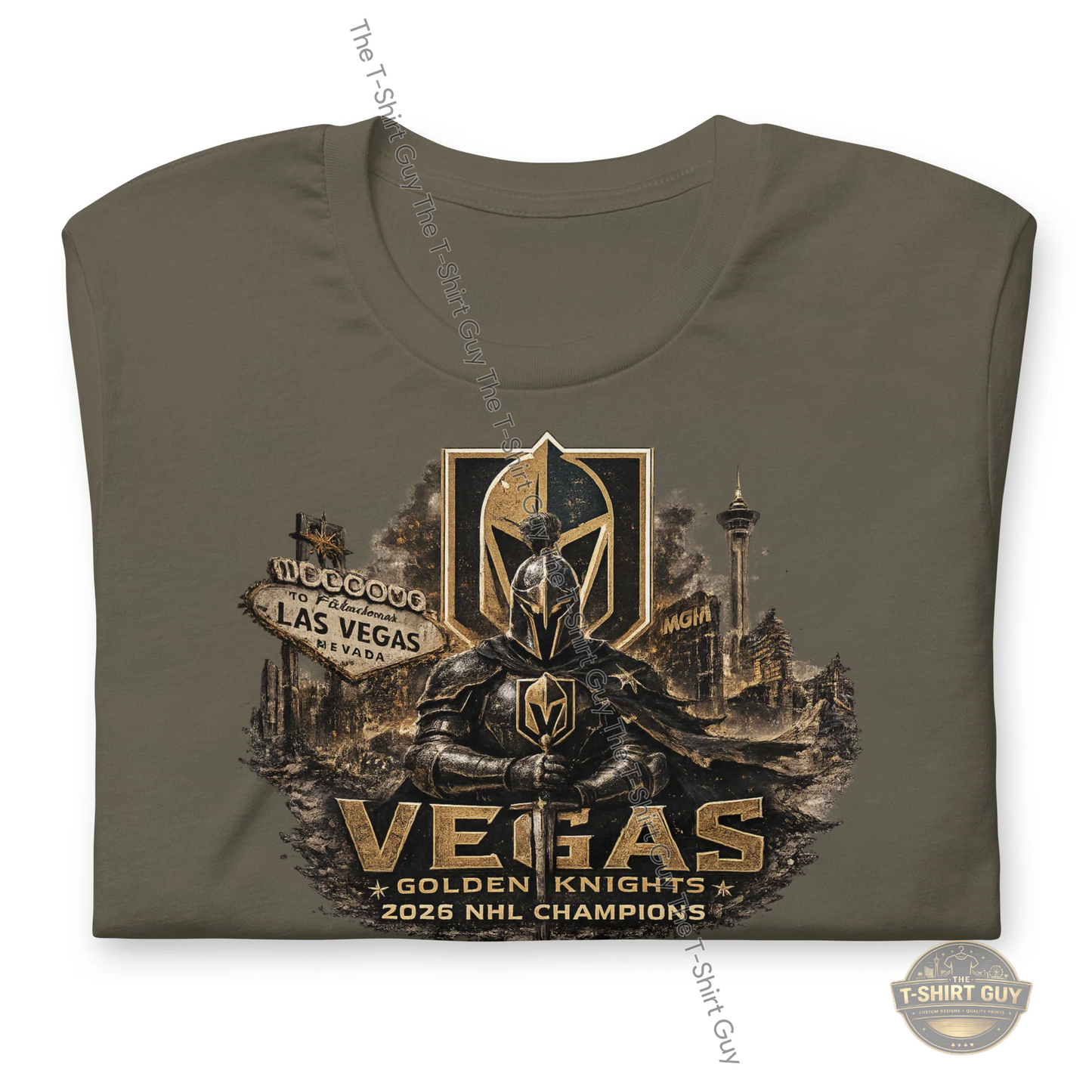 Watermarked - Golden Knights 2026 Champions Unisex t-shirt