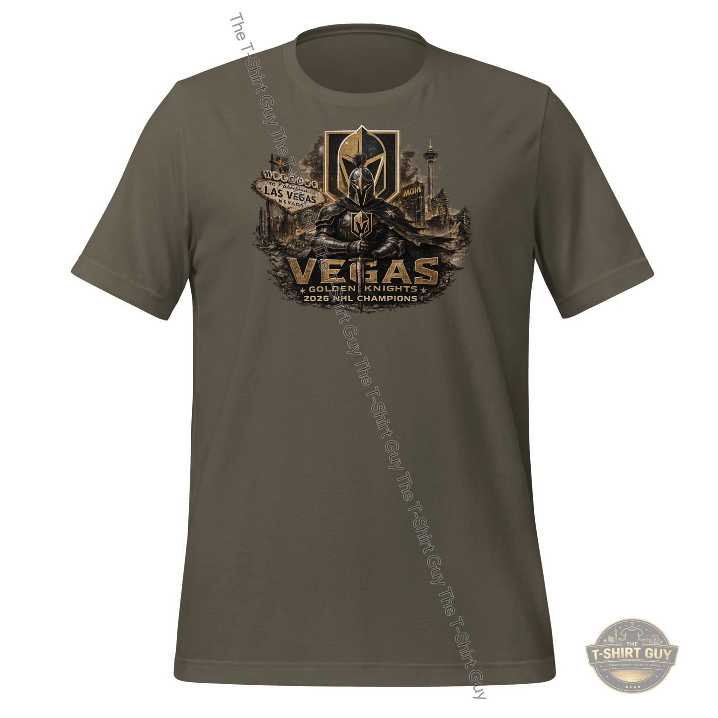 Watermarked - Golden Knights 2026 Champions Unisex t-shirt