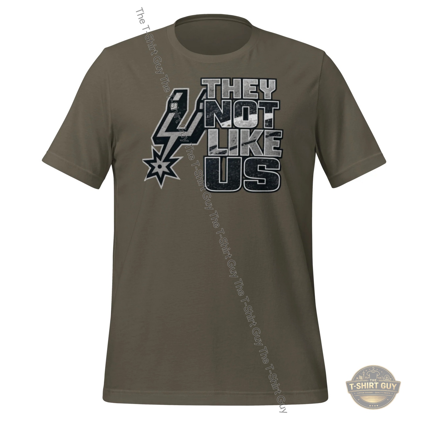 Watermarked - Spurs They Not Like Us Unisex t-shirt