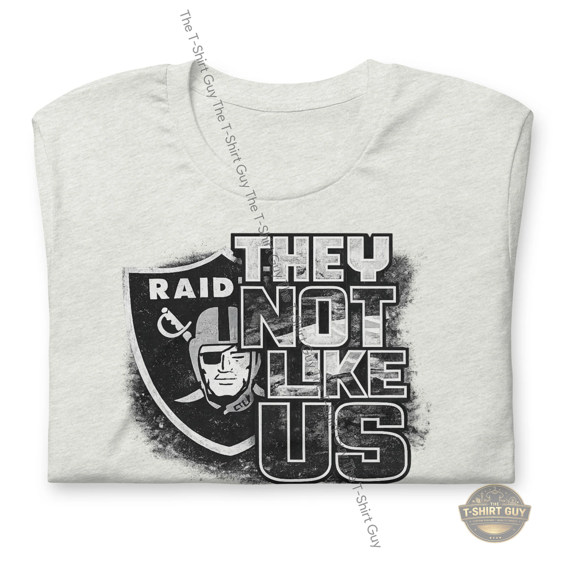 Watermarked - Raiders They Not Like Us Unisex t-shirt