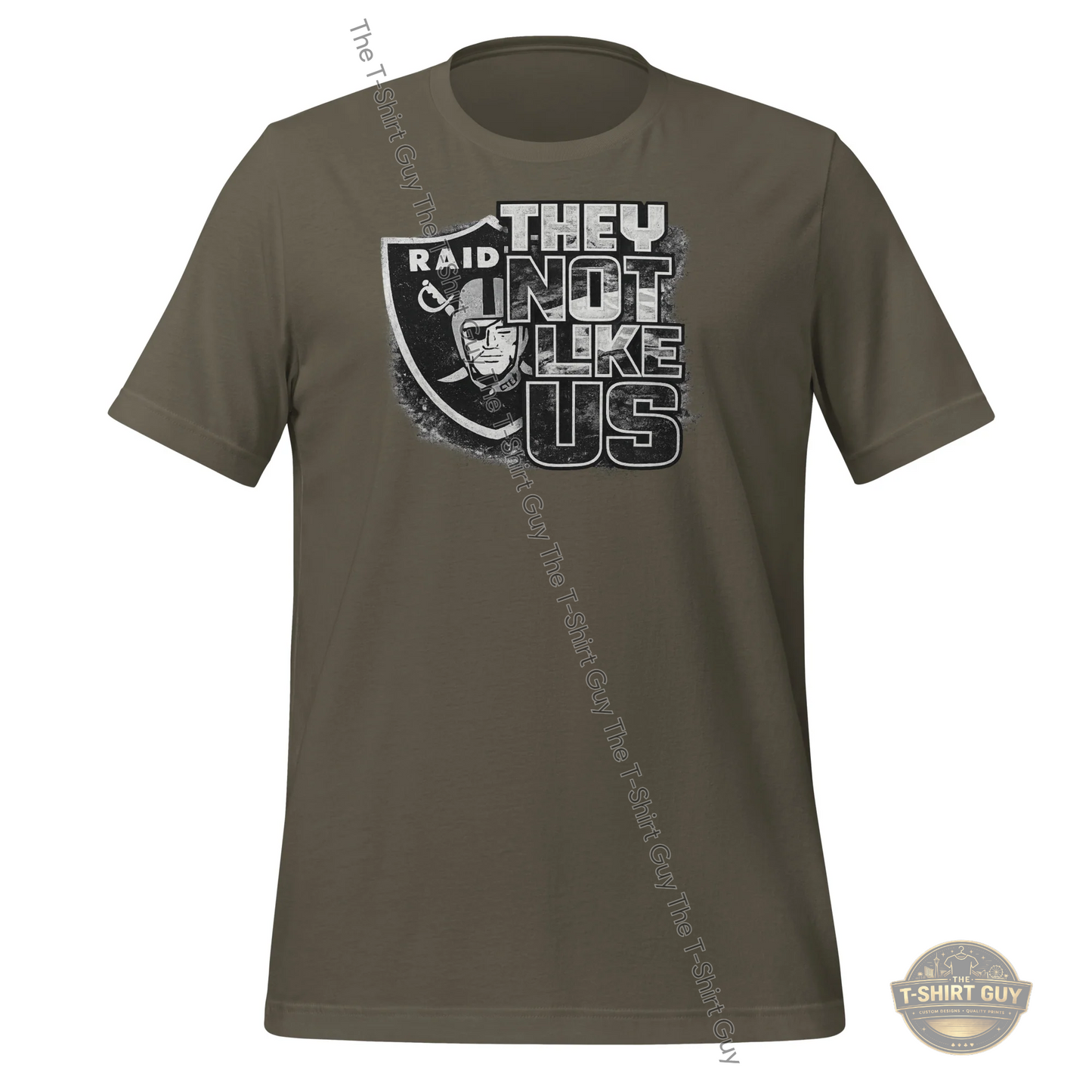 Watermarked - Raiders They Not Like Us Unisex t-shirt