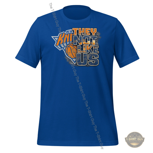 Watermarked - Knicks They Not Like Us Unisex t-shirt