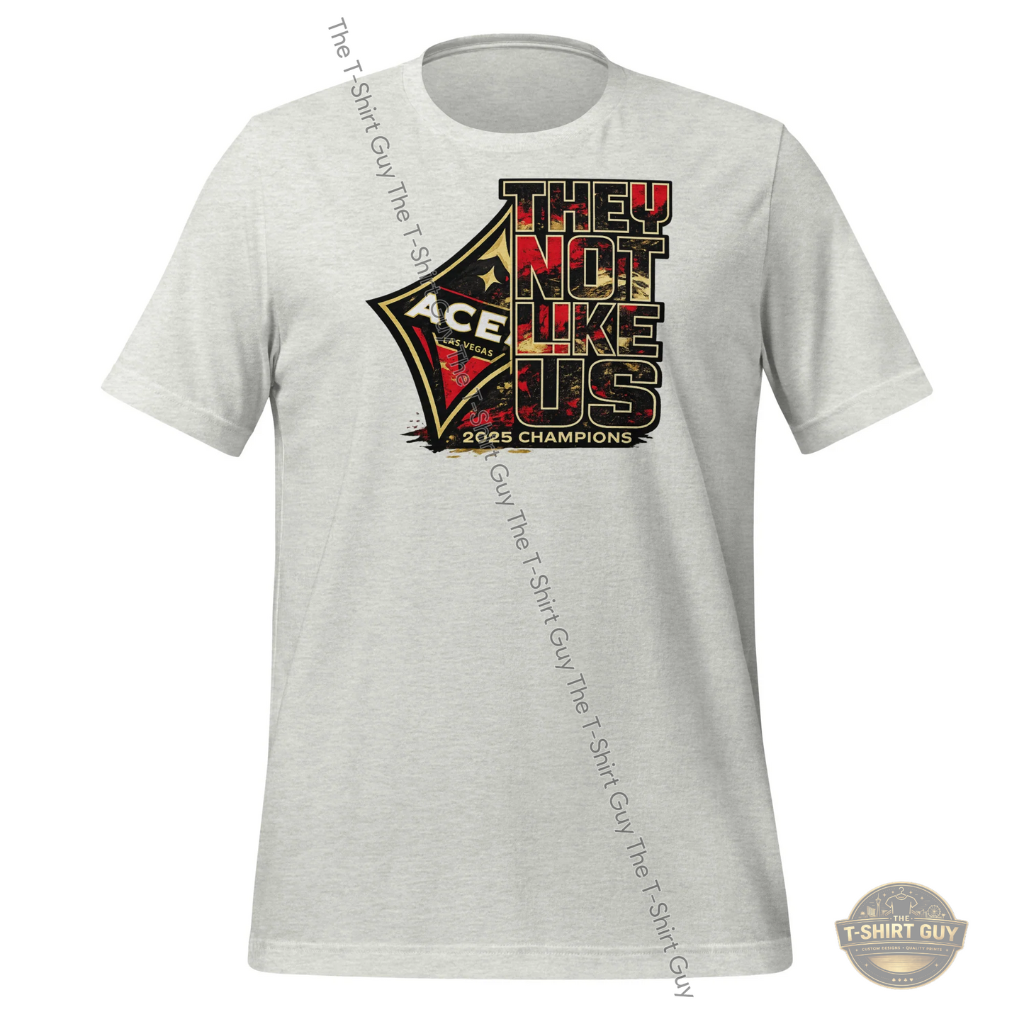 Watermarked - 2025 WNBA Champions Aces They Not Like Us Unisex t-shirt