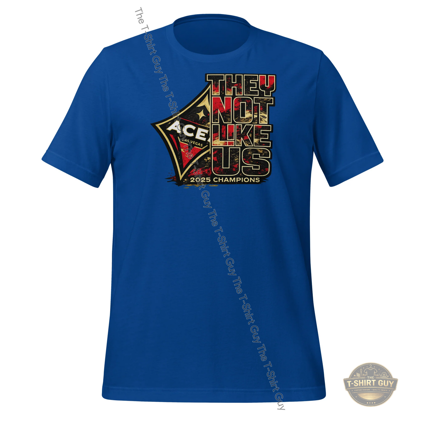 Watermarked - 2025 WNBA Champions Aces They Not Like Us Unisex t-shirt