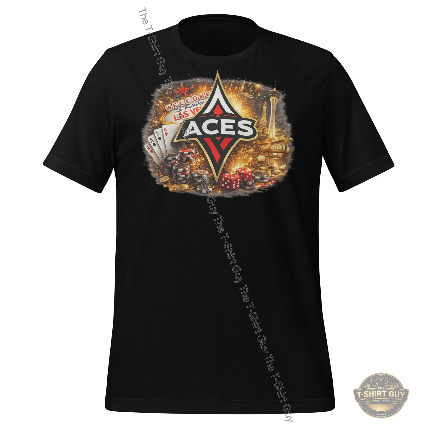 Watermarked - Las Vegas Aces Unisex t-shirt