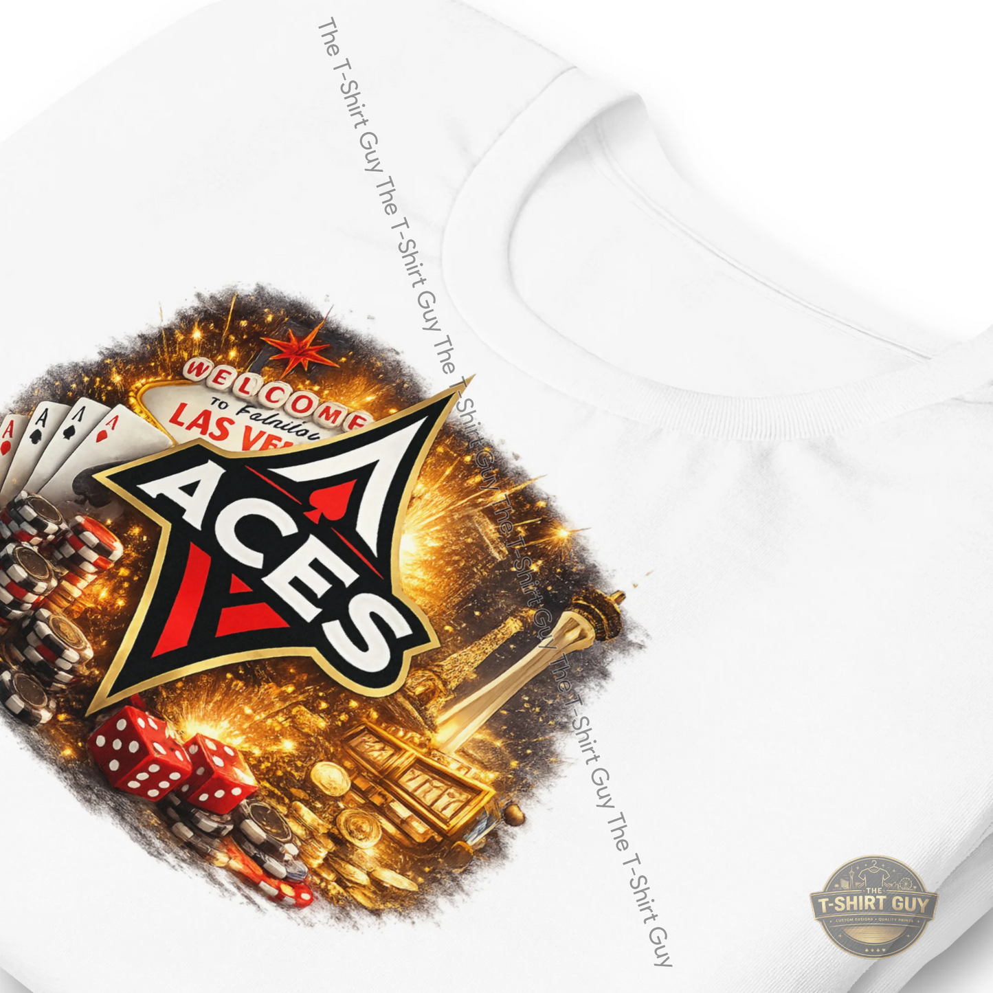 Watermarked - Las Vegas Aces Unisex t-shirt