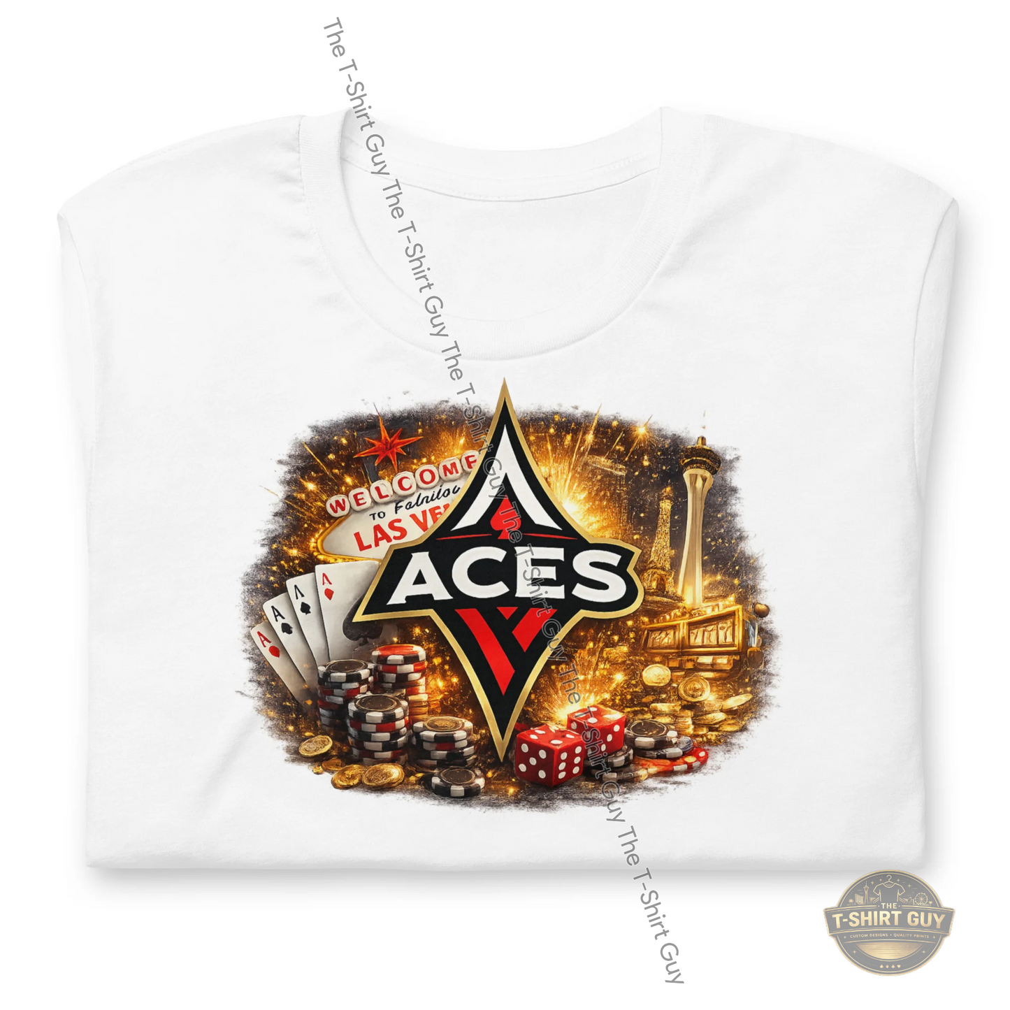 Watermarked - Las Vegas Aces Unisex t-shirt