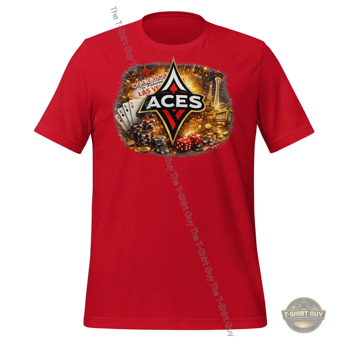 Watermarked - Las Vegas Aces Unisex t-shirt