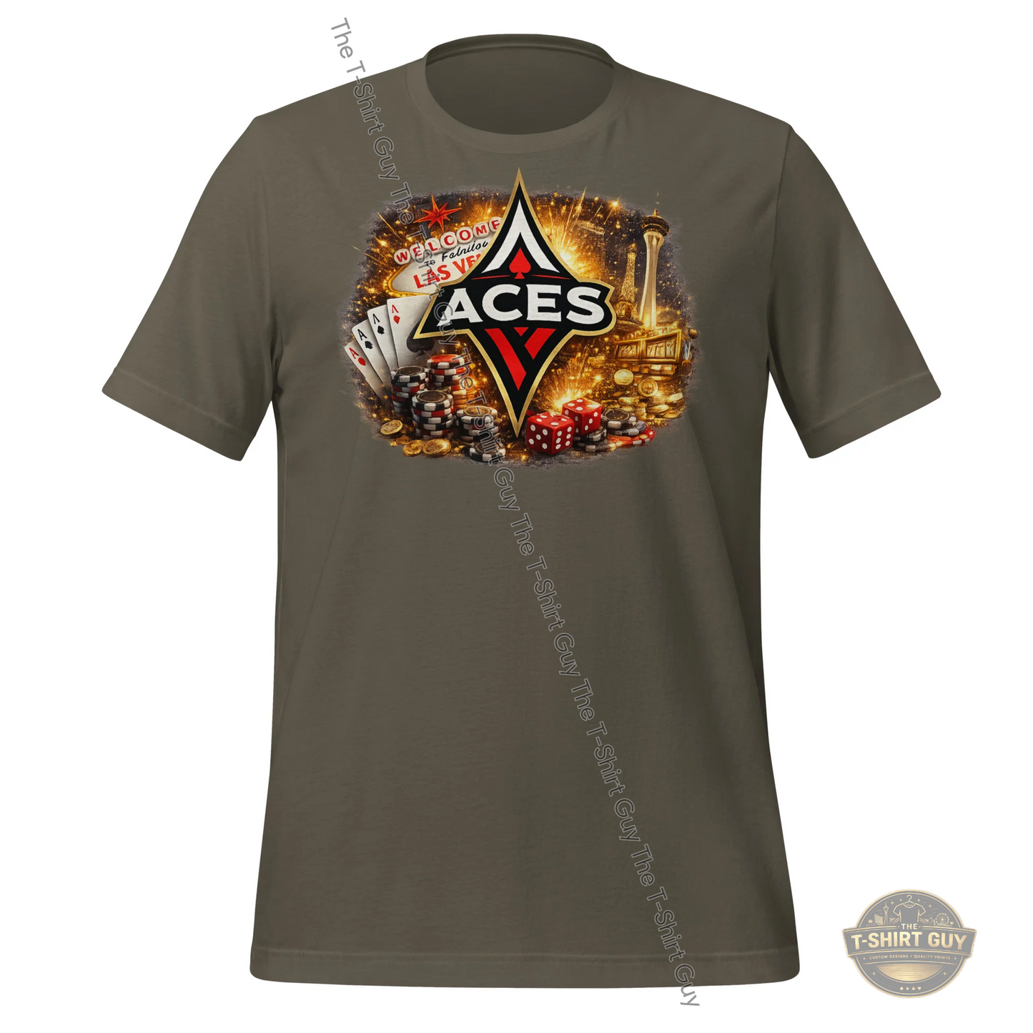 Watermarked - Las Vegas Aces Unisex t-shirt