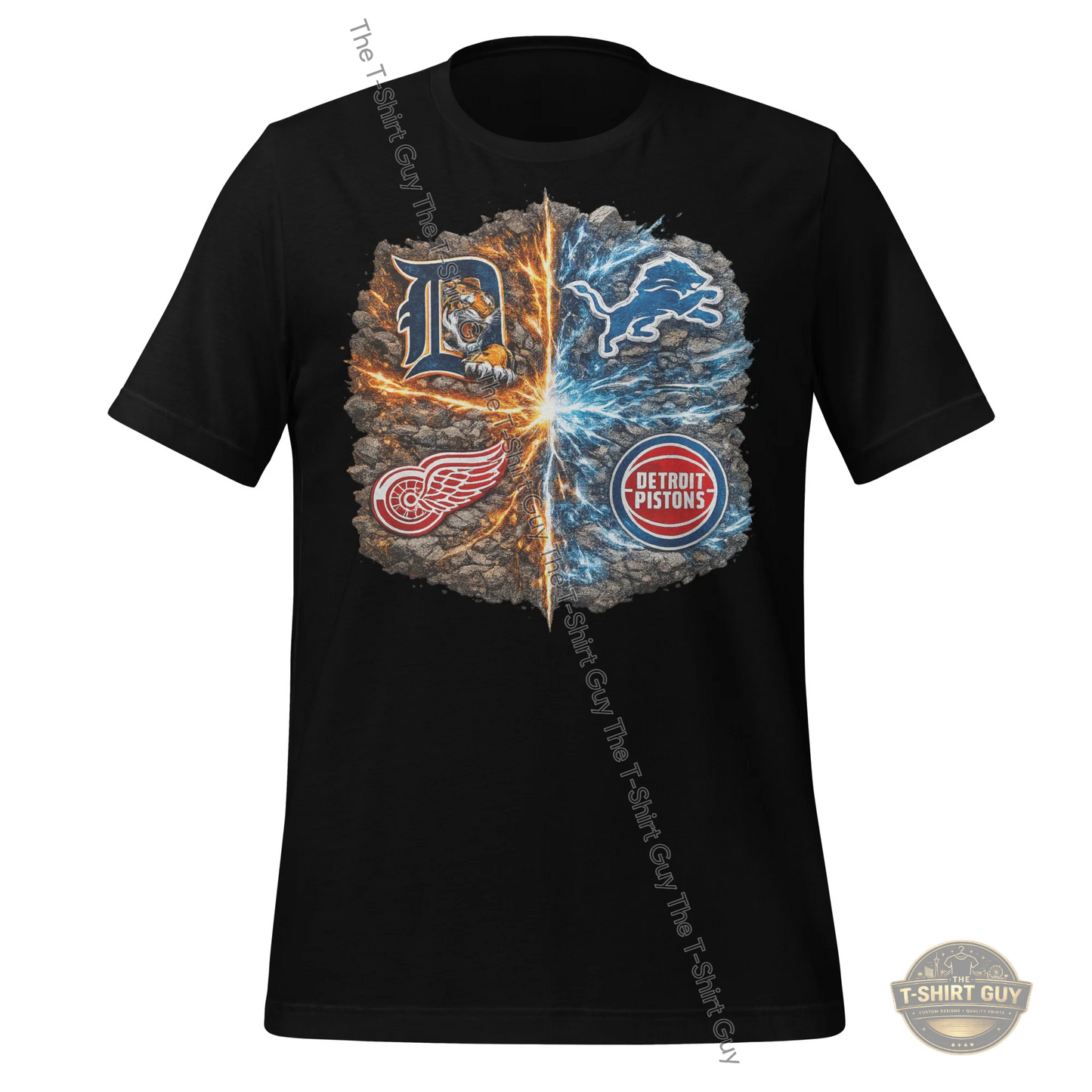 Watermarked - Detroit Four Horsemen Unisex t-shirt