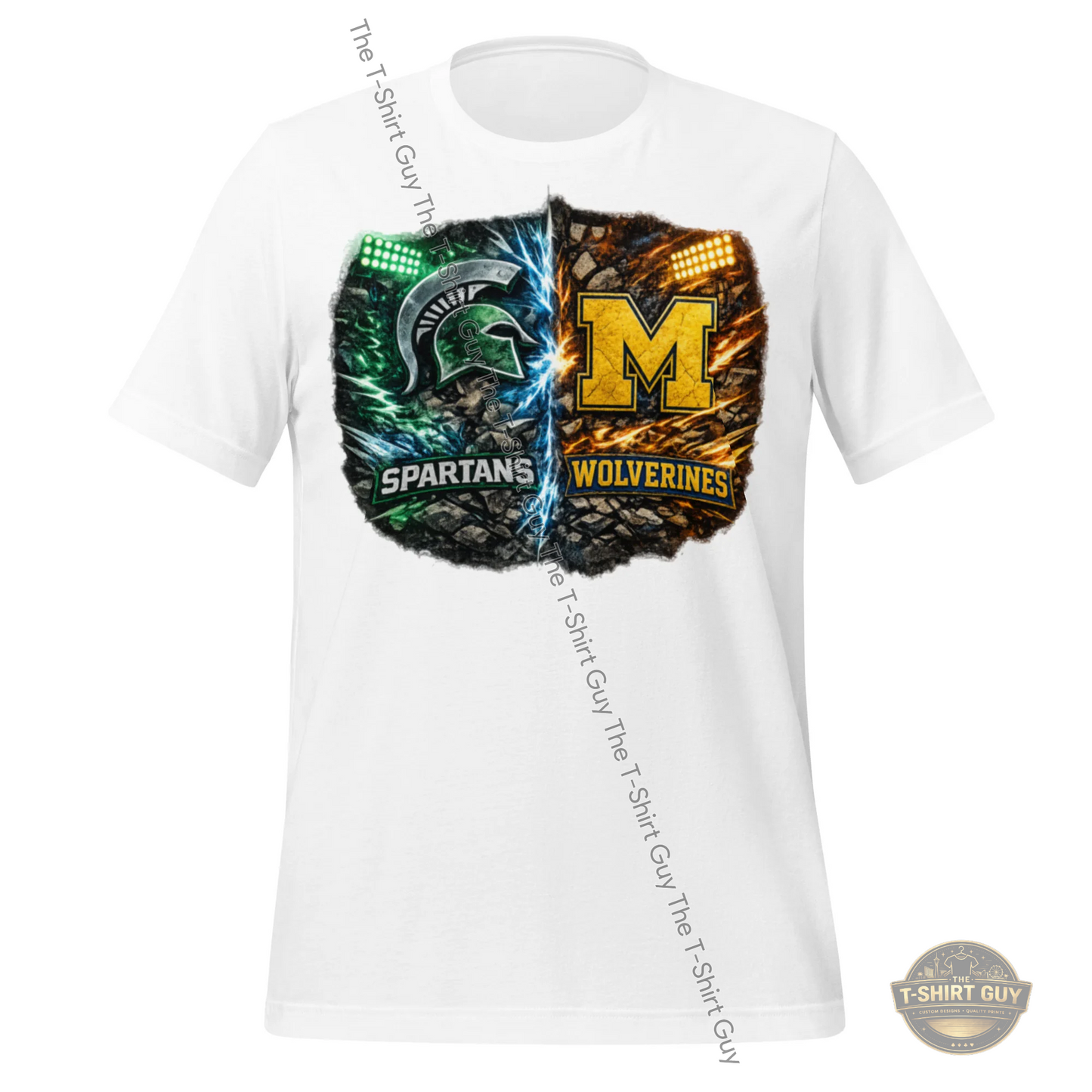Watermarked - Michigan MSU Unisex t-shirt