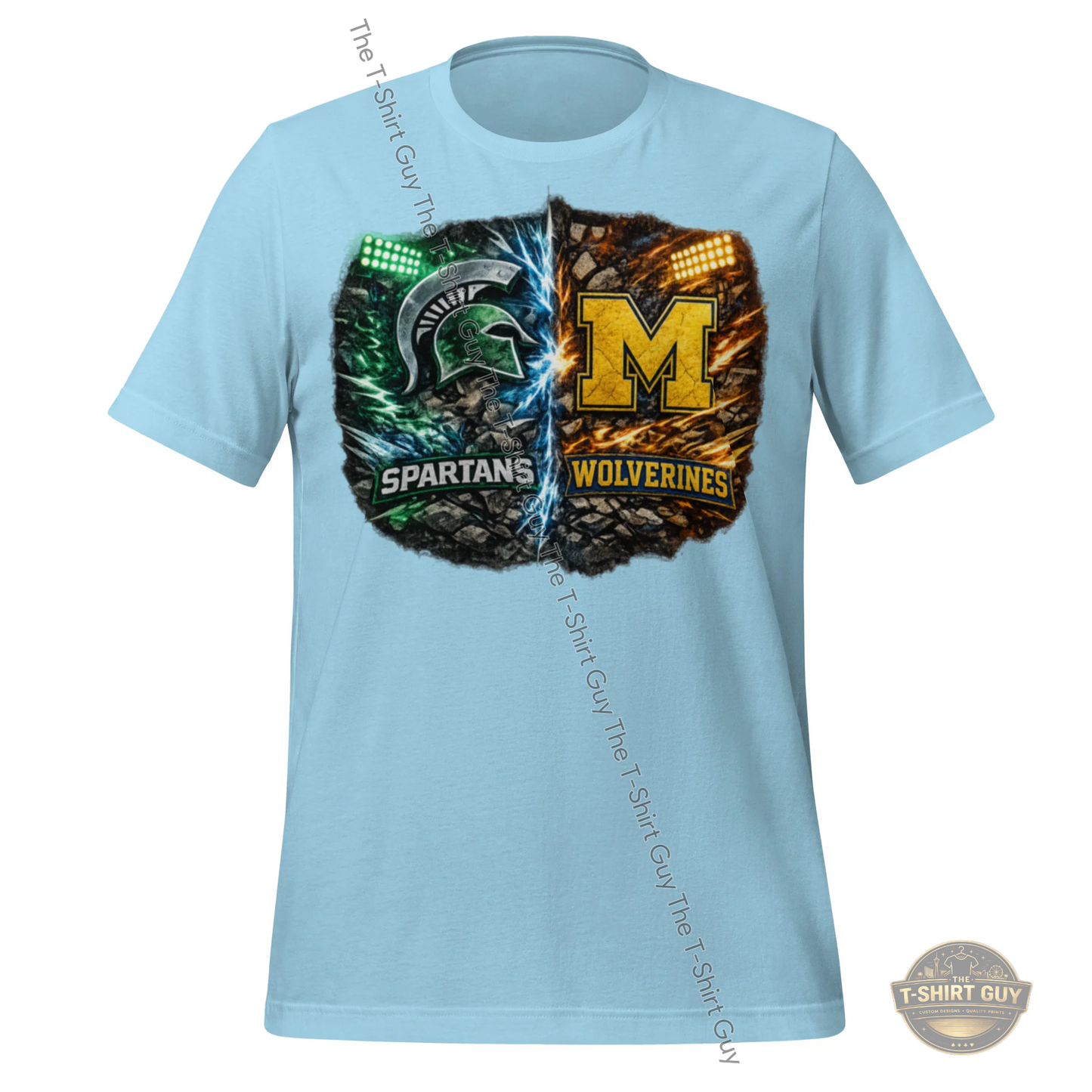 Watermarked - Michigan MSU Unisex t-shirt
