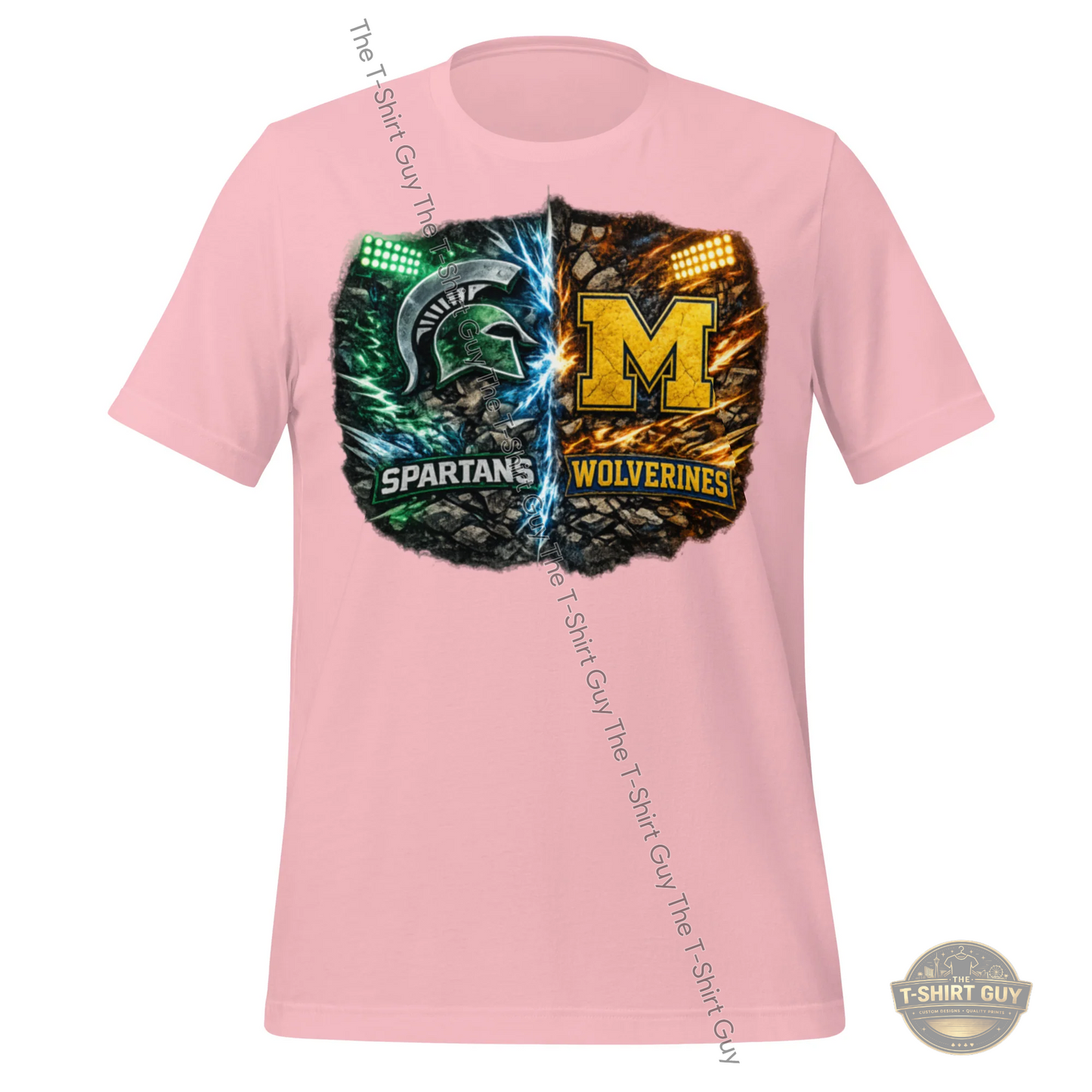 Watermarked - Michigan MSU Unisex t-shirt