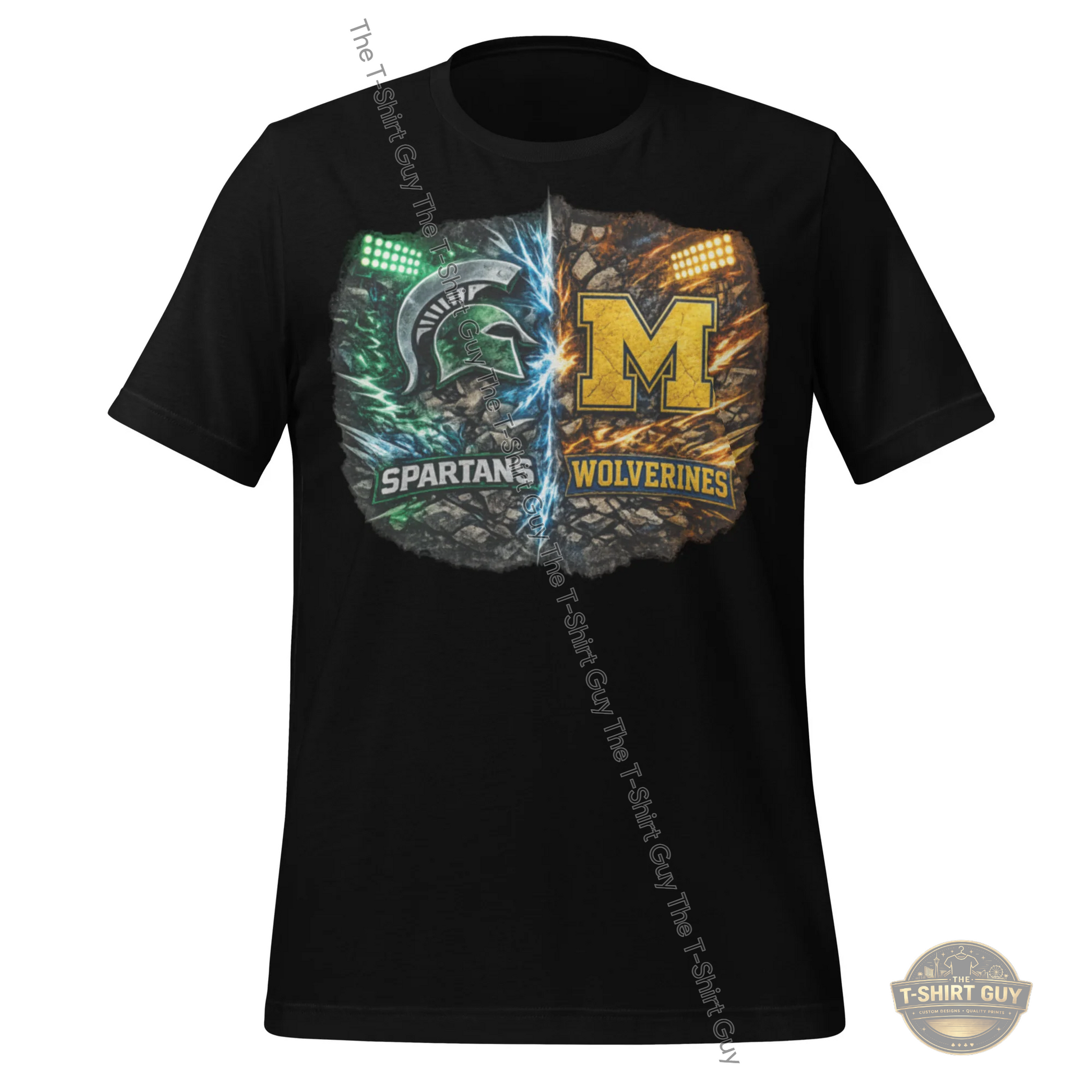 Watermarked - Michigan MSU Unisex t-shirt