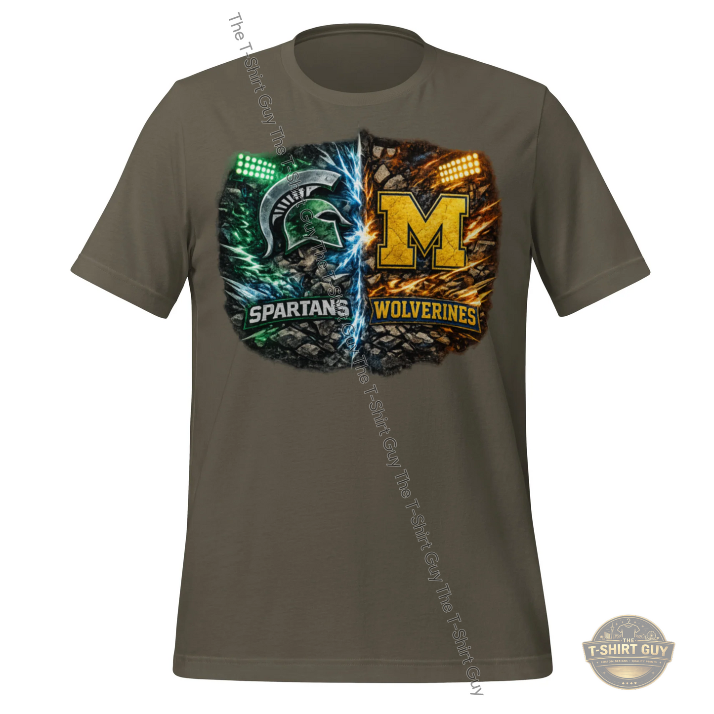 Watermarked - Michigan MSU Unisex t-shirt