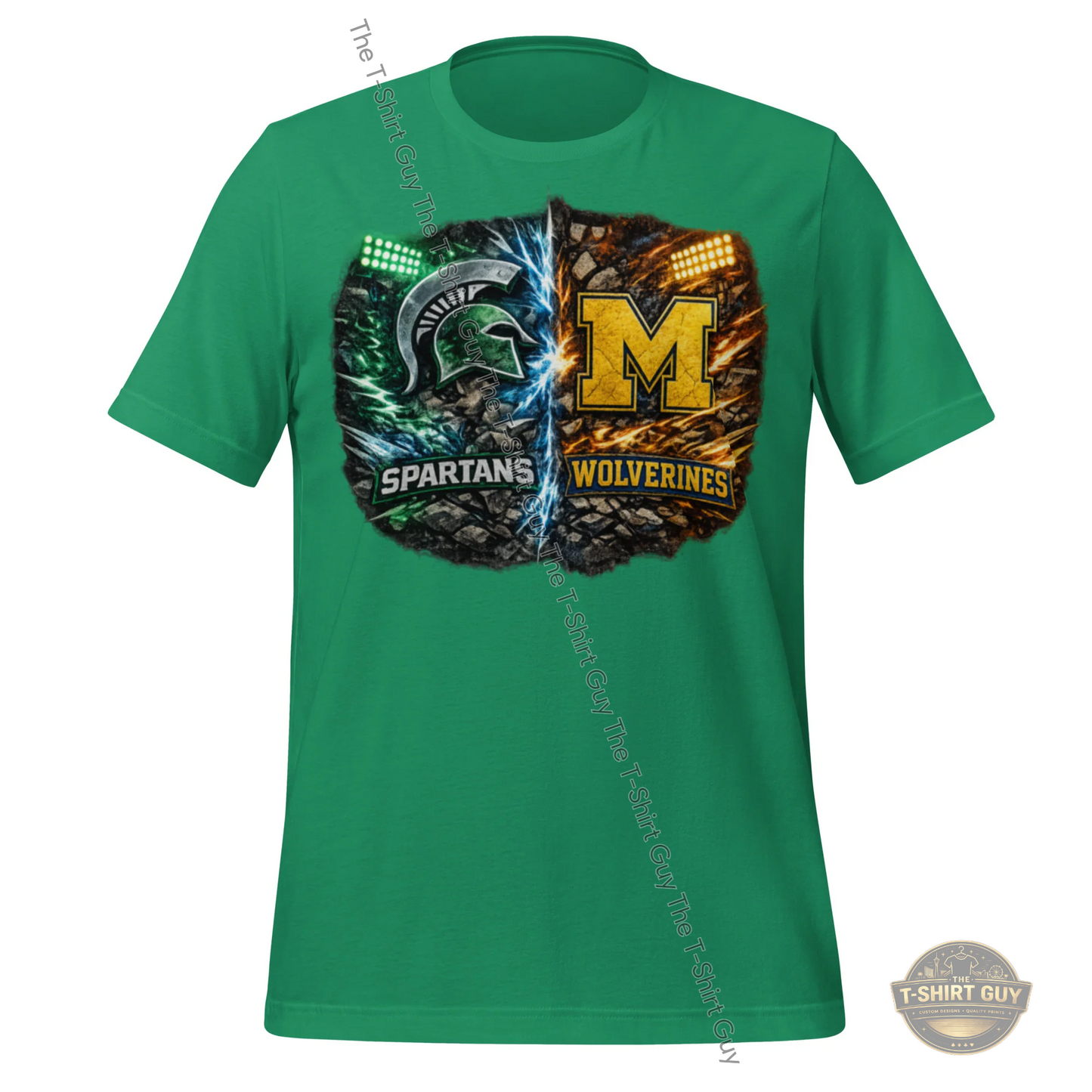Watermarked - Michigan MSU Unisex t-shirt
