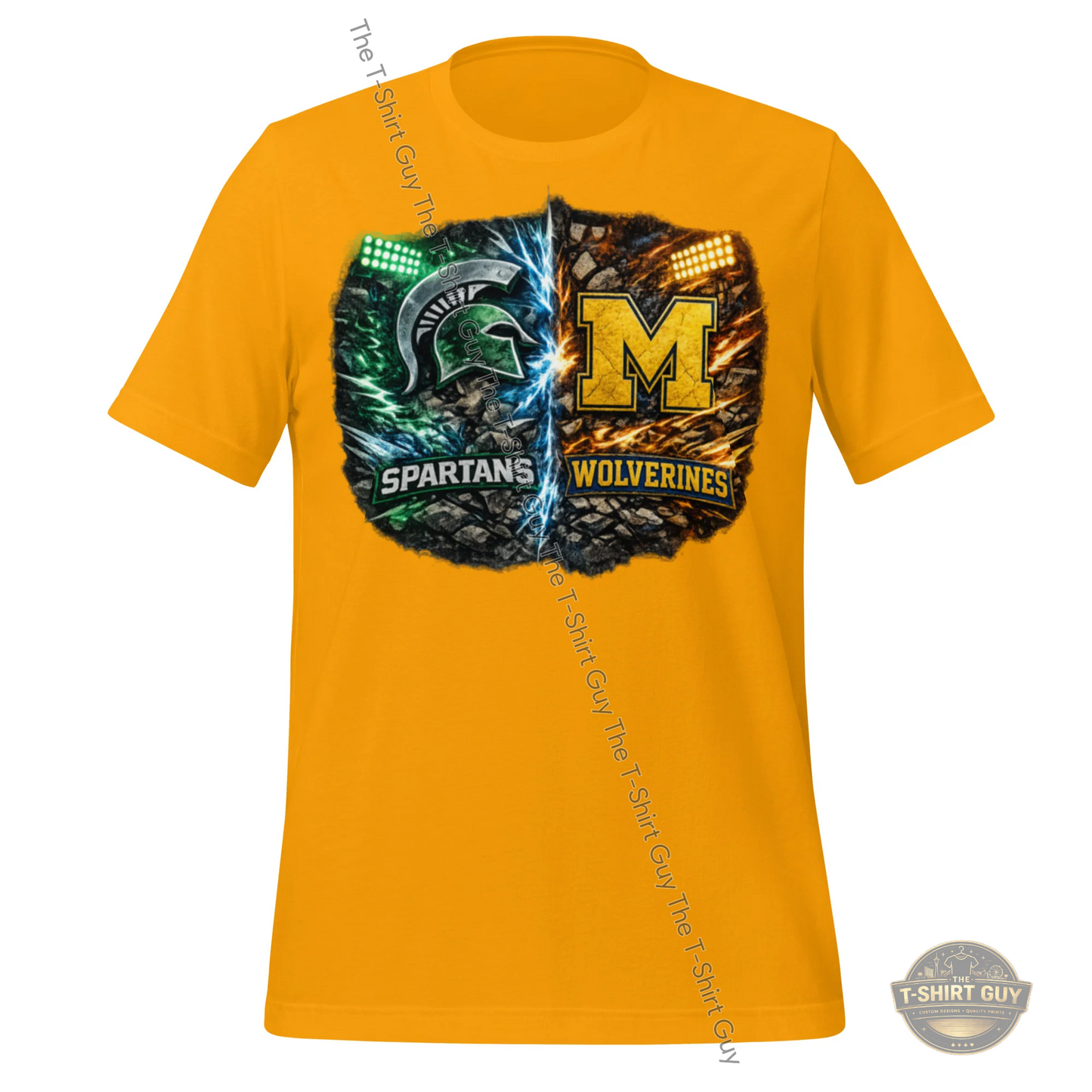 Watermarked - Michigan MSU Unisex t-shirt