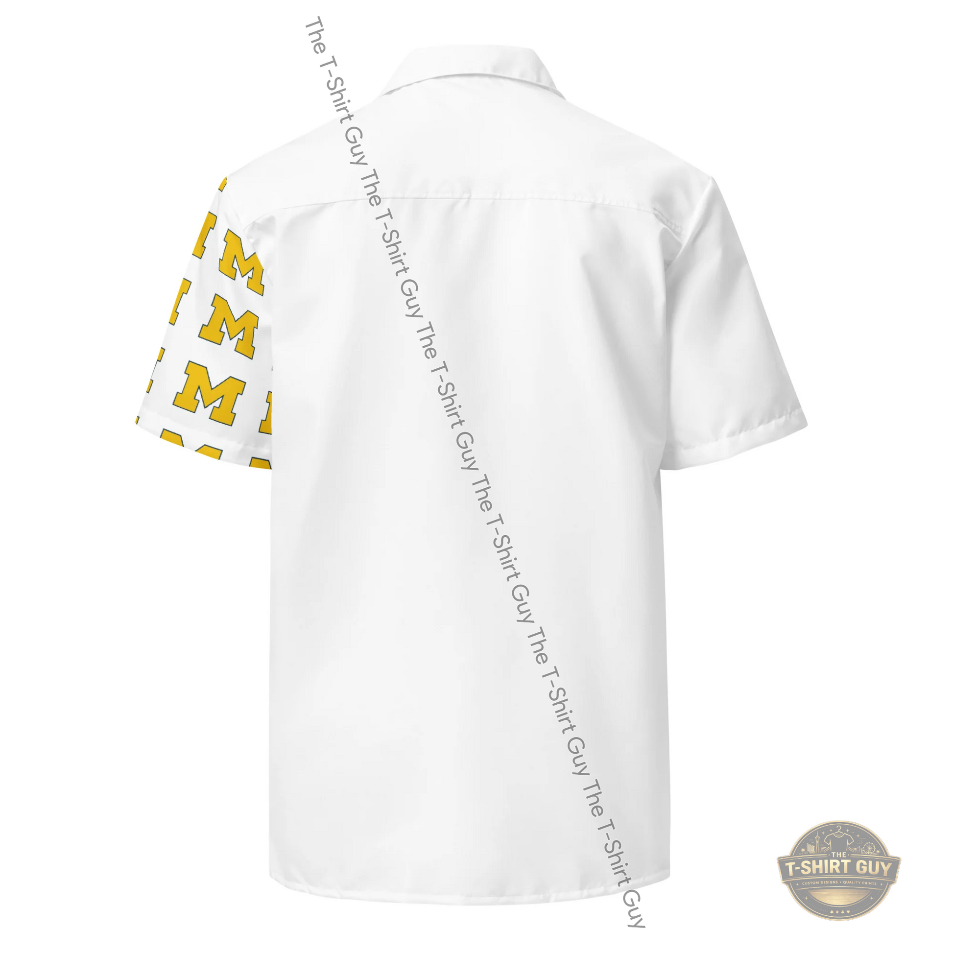 Watermarked - Michigan Unisex button up shirt