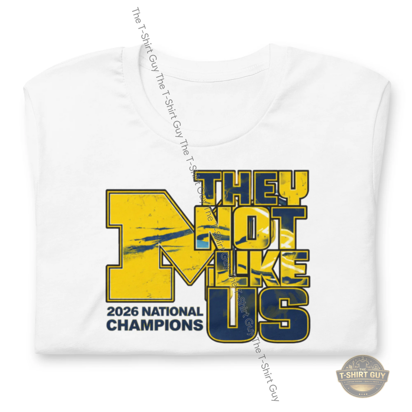 Watermarked - Michigan Wolverines 2026 National Champions Unisex t-shirt