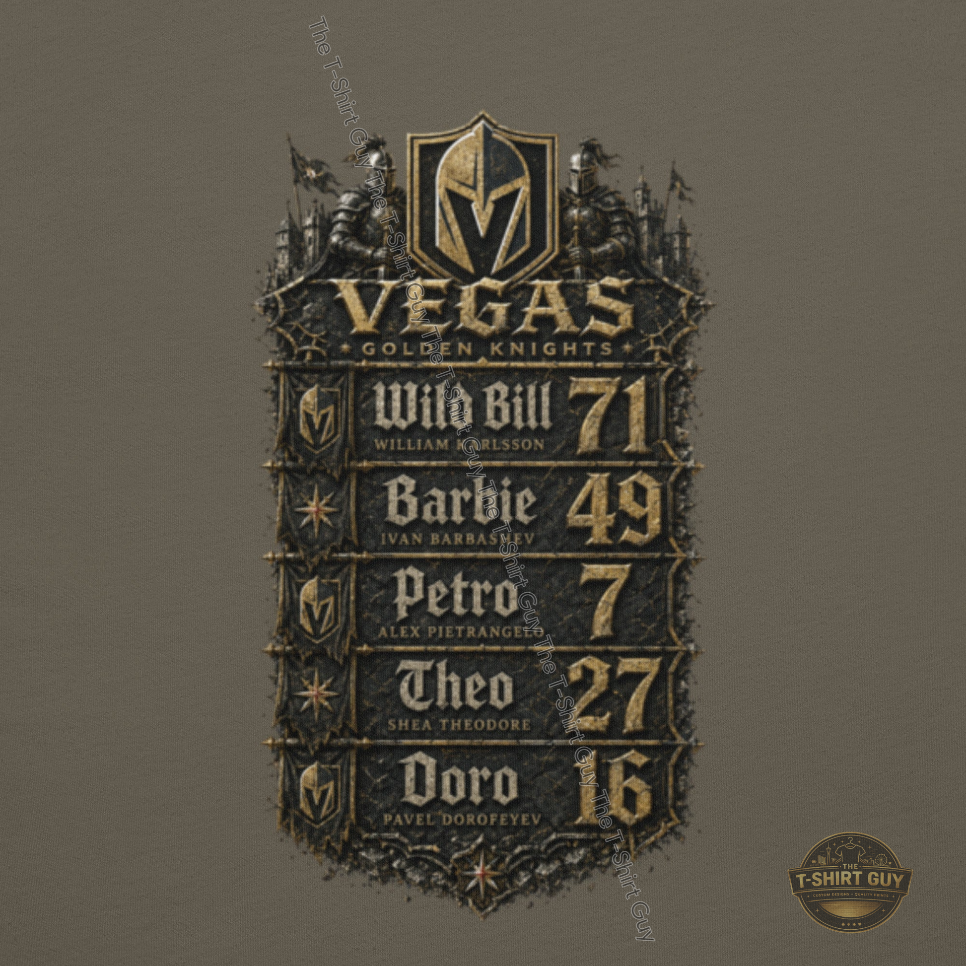 Watermarked - Las Vegas Golden Knights World Champions Team Edition Unisex t-shirt