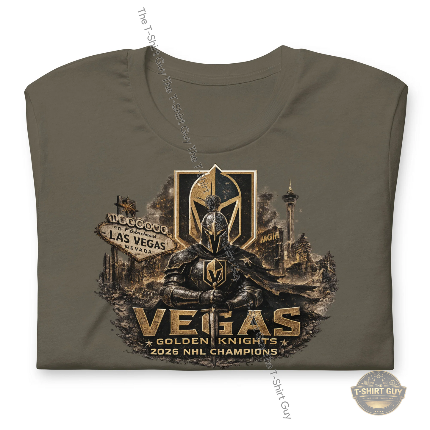 Watermarked - Las Vegas Golden Knights World Champions Team Edition Unisex t-shirt