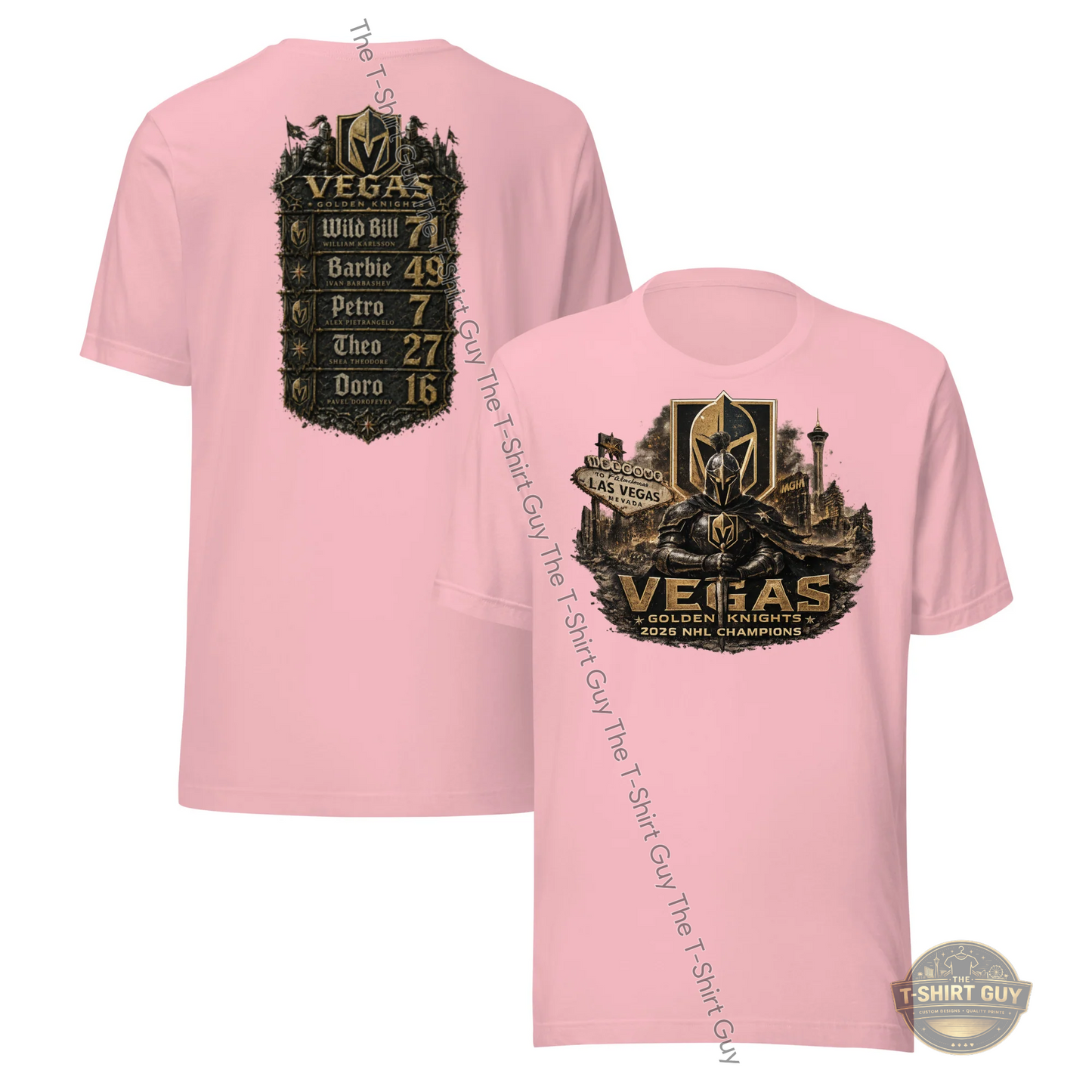 Watermarked - Las Vegas Golden Knights World Champions Team Edition Unisex t-shirt