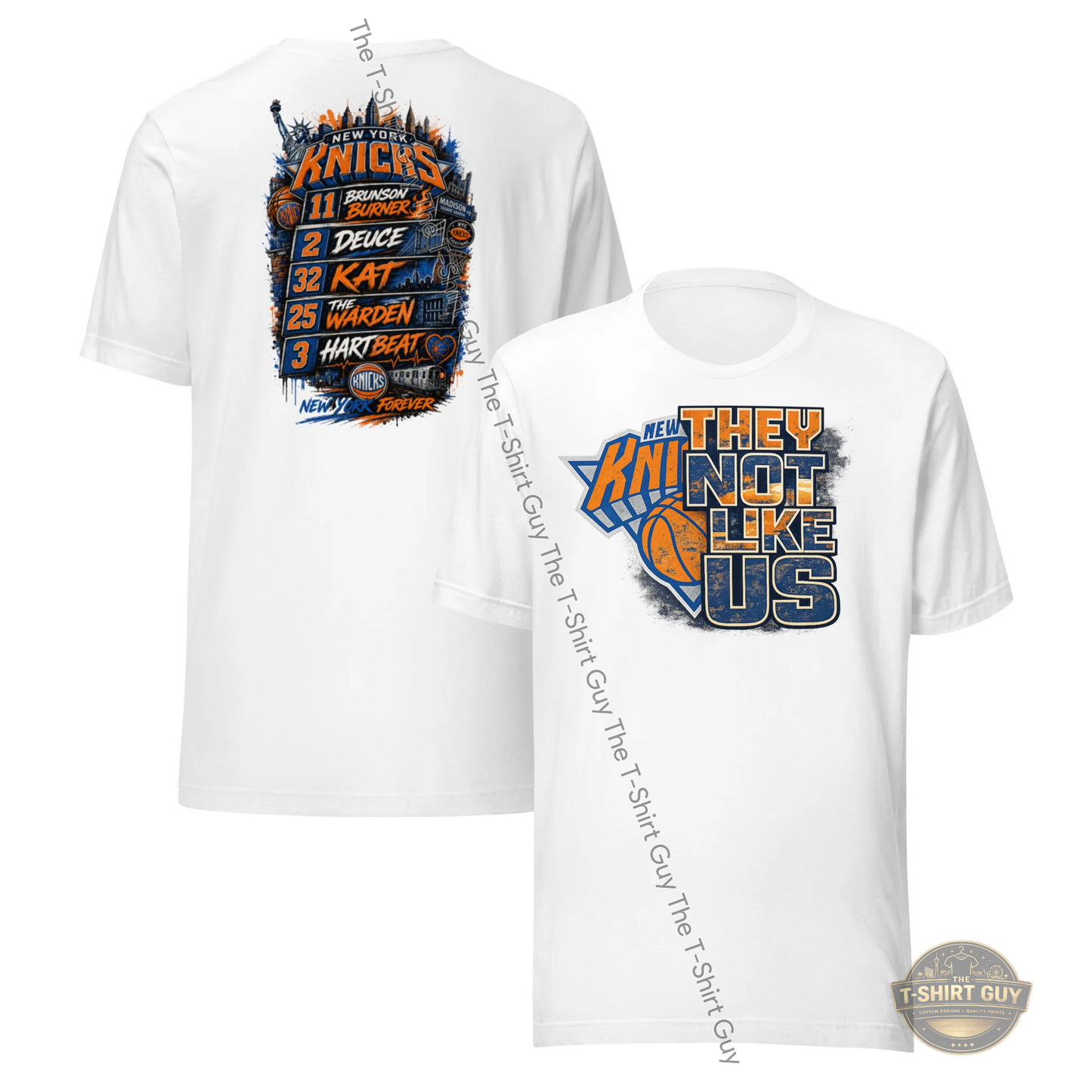 Watermarked - New York Knicks They Not Like Us Team Version Unisex t-shirt