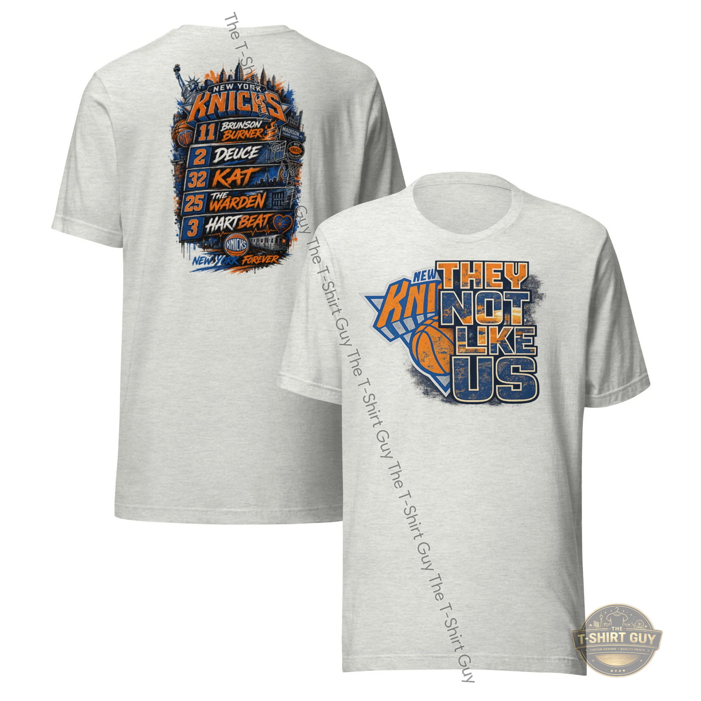 Watermarked - New York Knicks They Not Like Us Team Version Unisex t-shirt