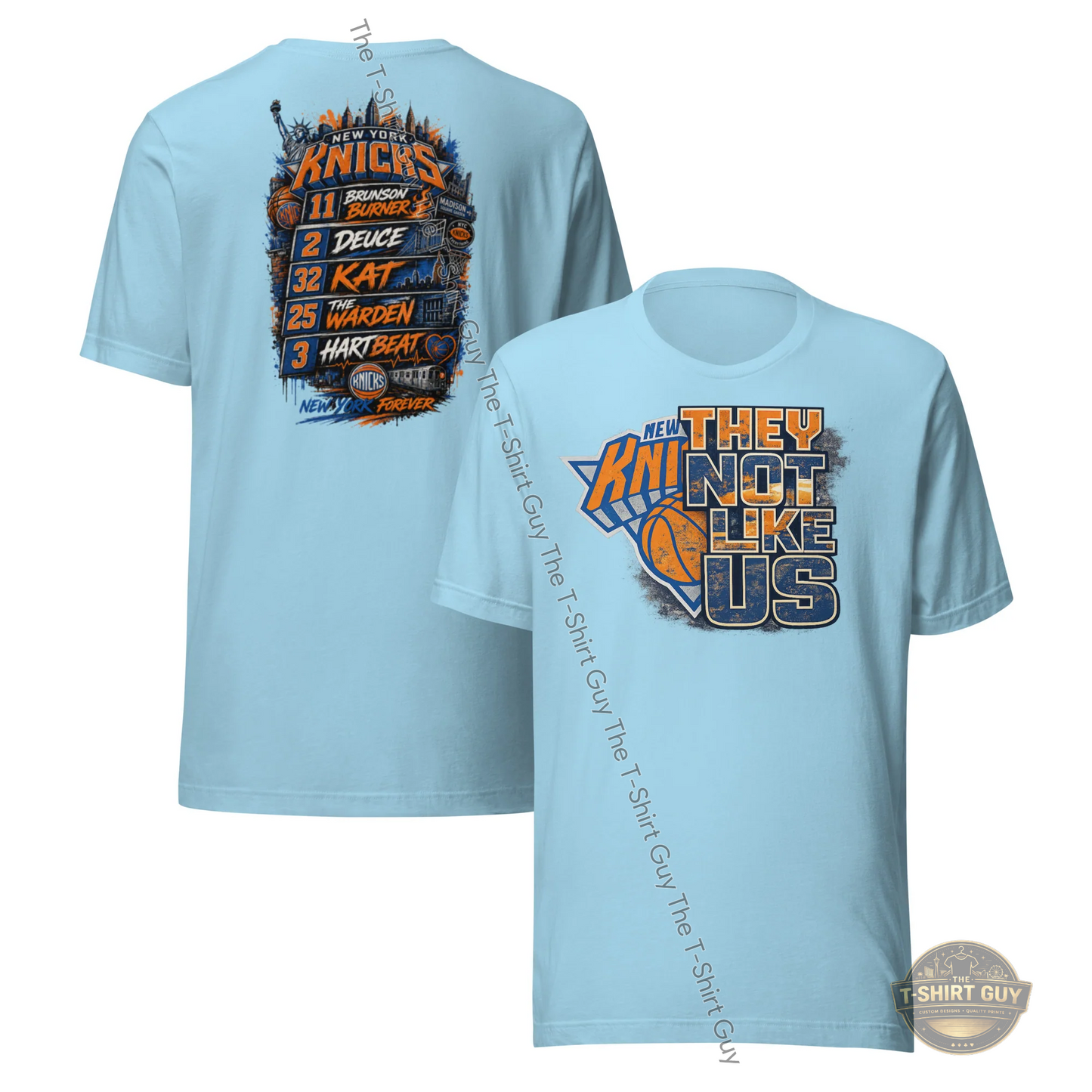 Watermarked - New York Knicks They Not Like Us Team Version Unisex t-shirt