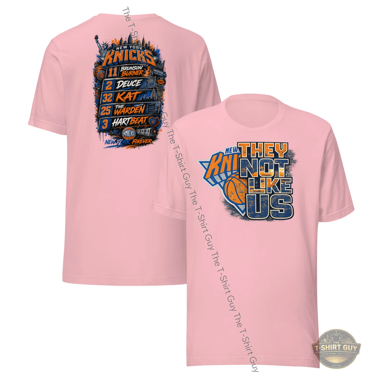 Watermarked - New York Knicks They Not Like Us Team Version Unisex t-shirt
