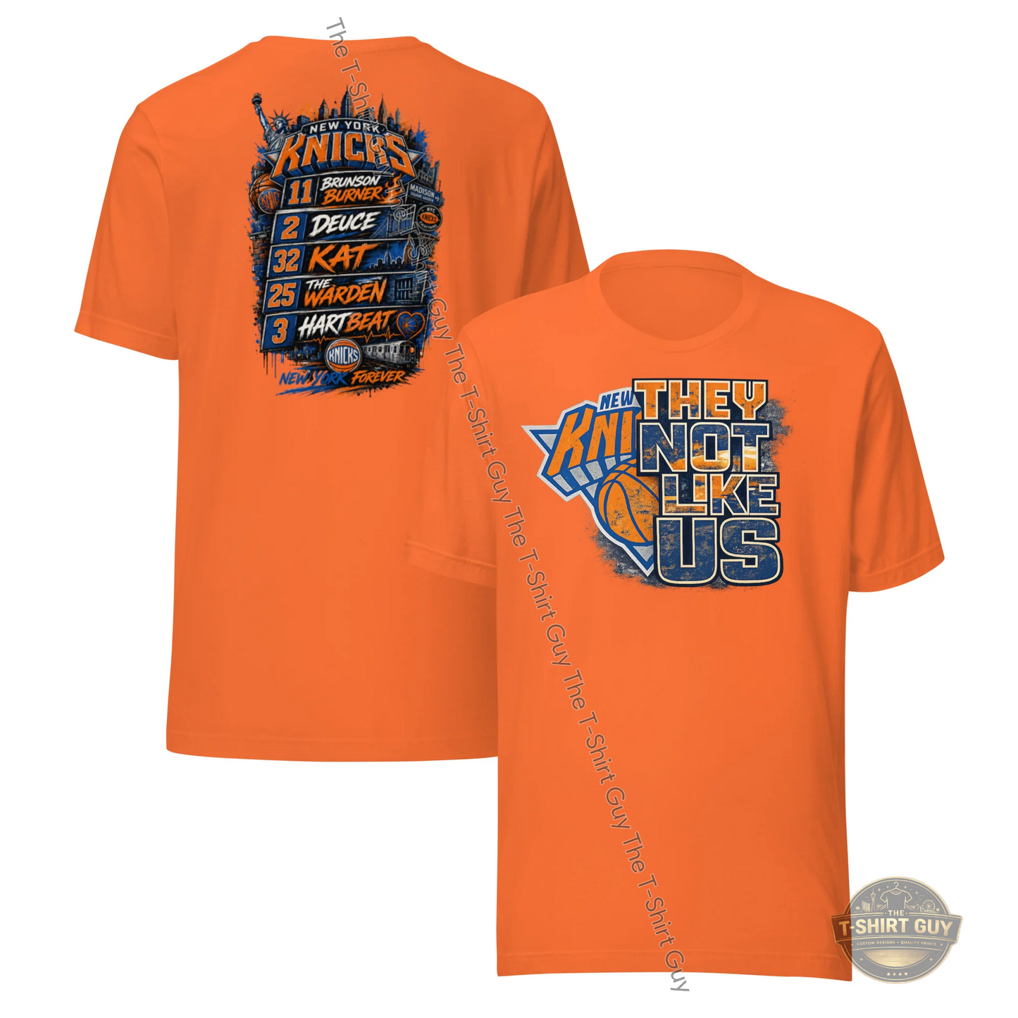 Watermarked - New York Knicks They Not Like Us Team Version Unisex t-shirt
