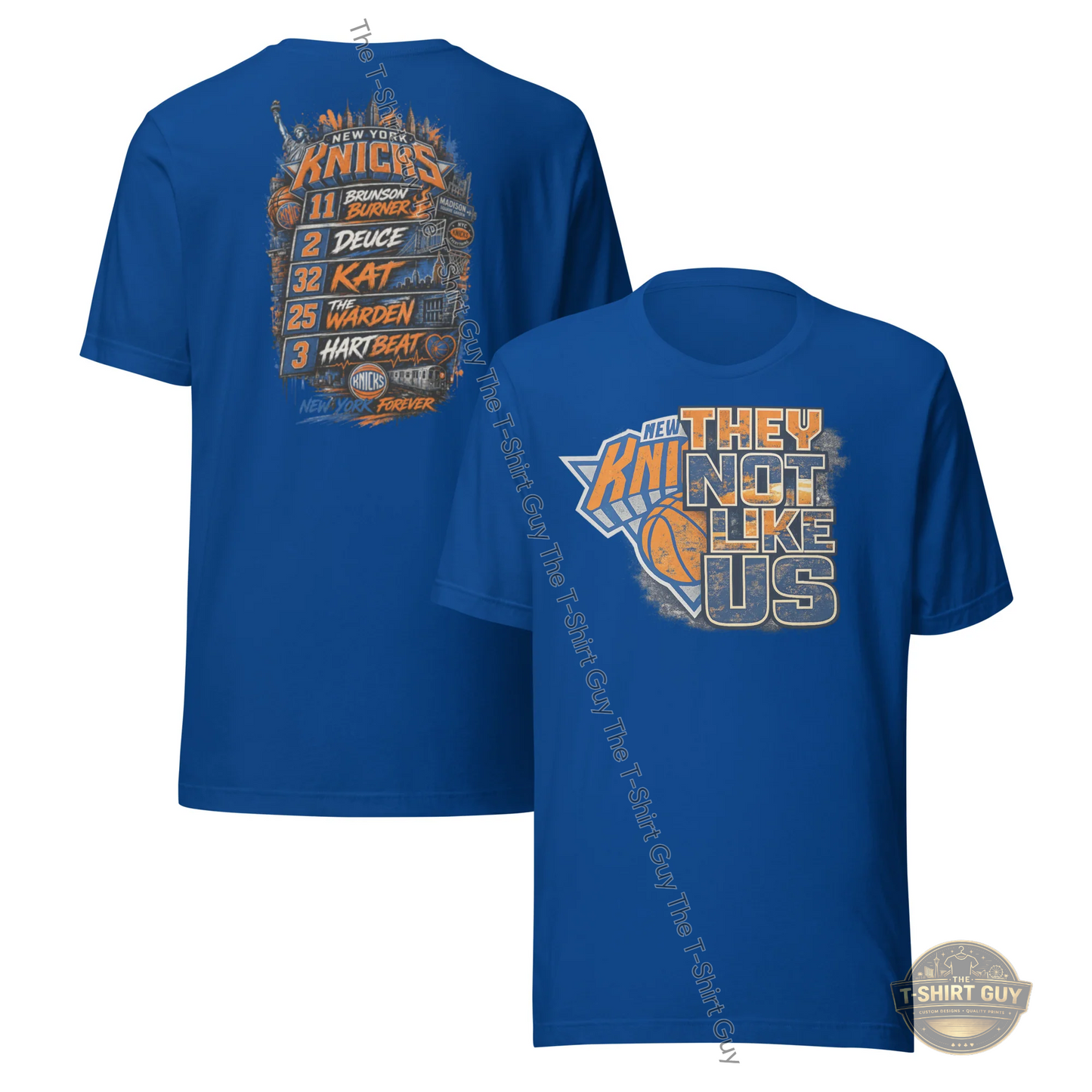 Watermarked - New York Knicks They Not Like Us Team Version Unisex t-shirt