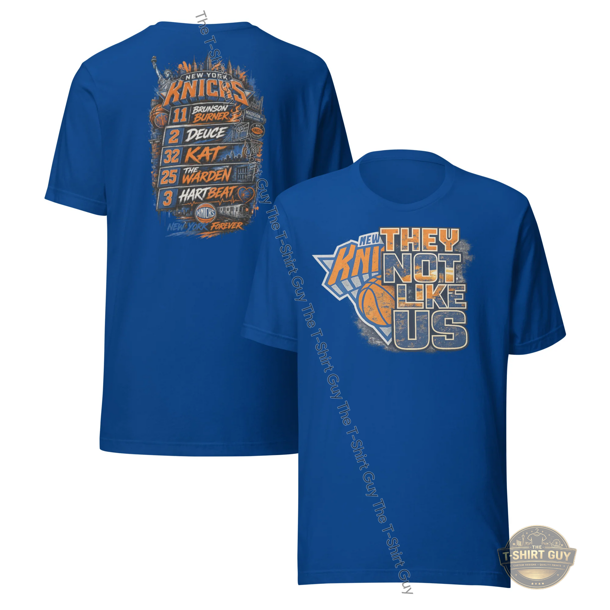Watermarked - New York Knicks They Not Like Us Team Version Unisex t-shirt