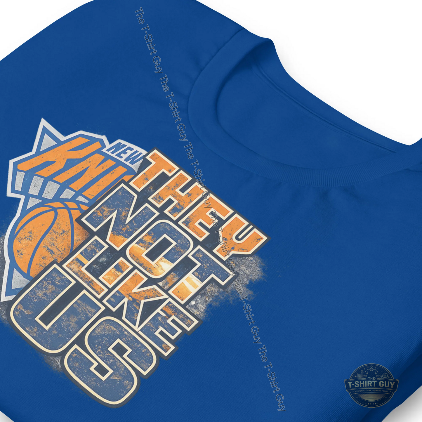 Watermarked - New York Knicks They Not Like Us Team Version Unisex t-shirt