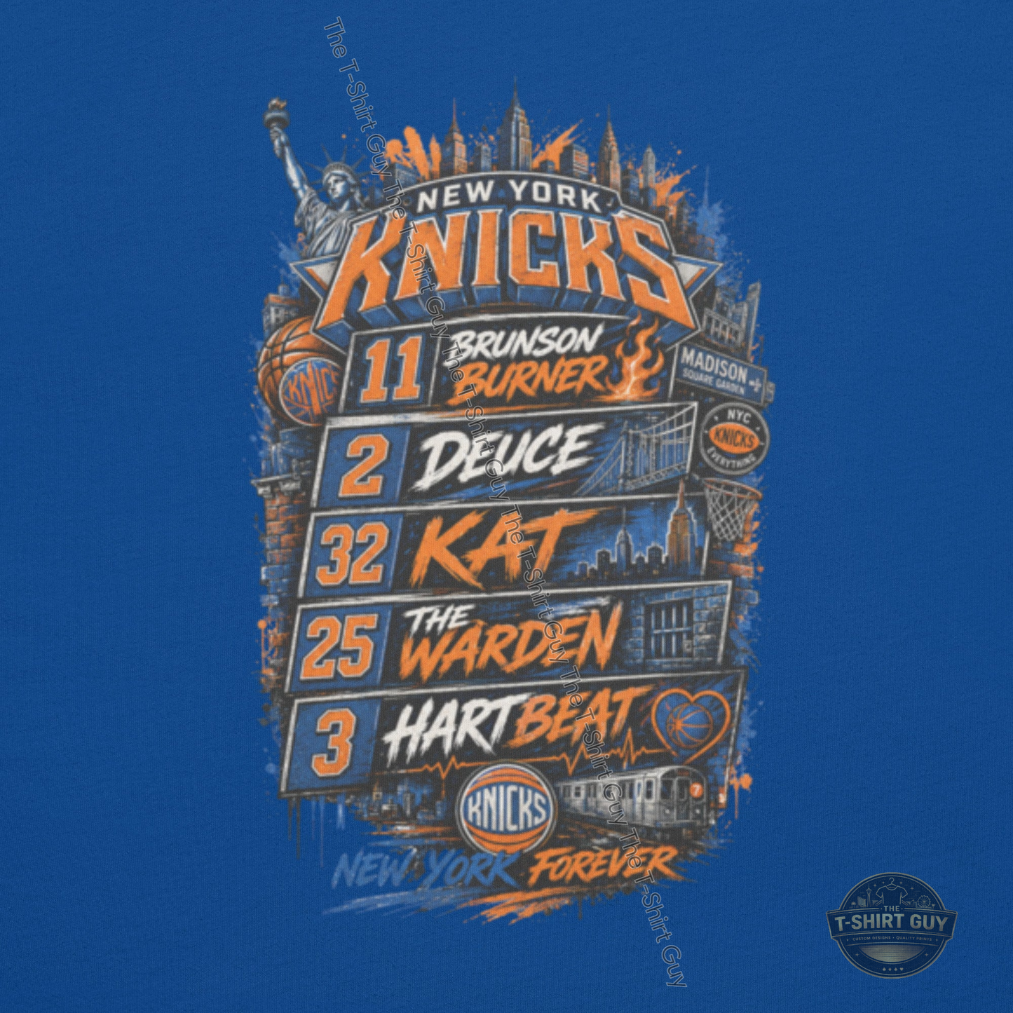 Watermarked - New York Knicks They Not Like Us Team Version Unisex t-shirt