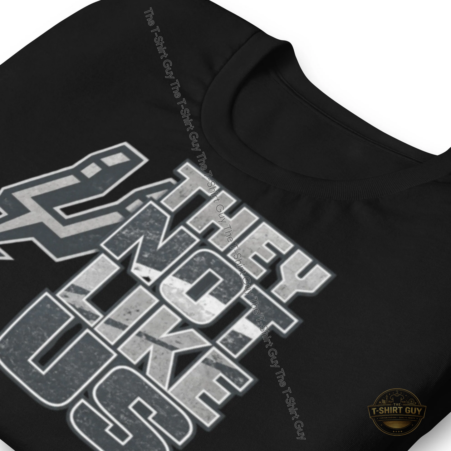 Watermarked - San Antonio Spurs They Not Like Us Team Version Unisex t-shirt