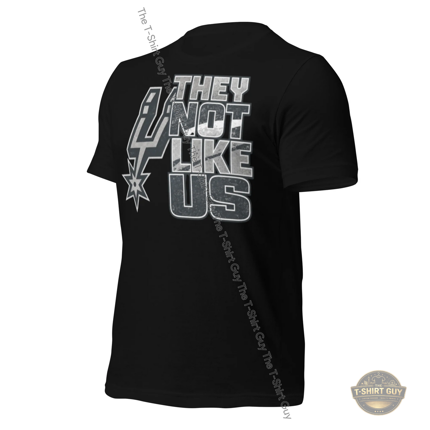 Watermarked - San Antonio Spurs They Not Like Us Team Version Unisex t-shirt