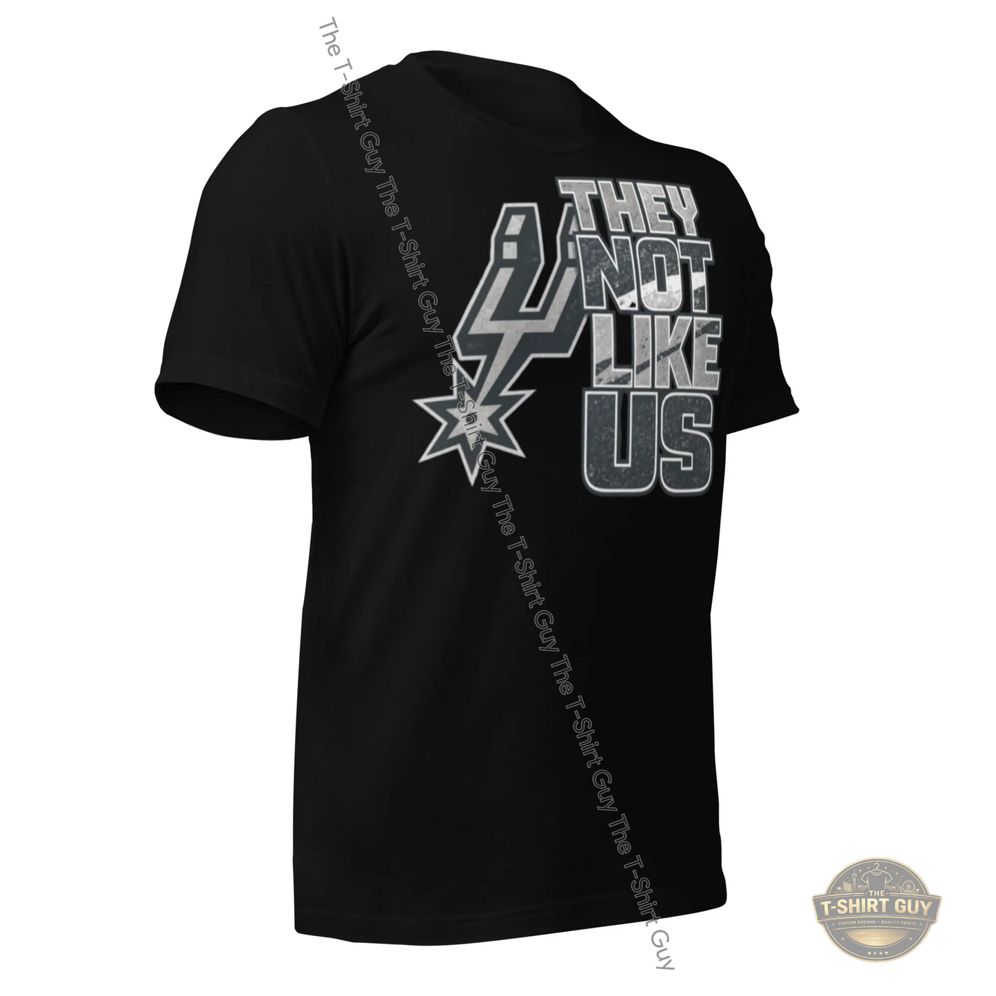 Watermarked - San Antonio Spurs They Not Like Us Team Version Unisex t-shirt