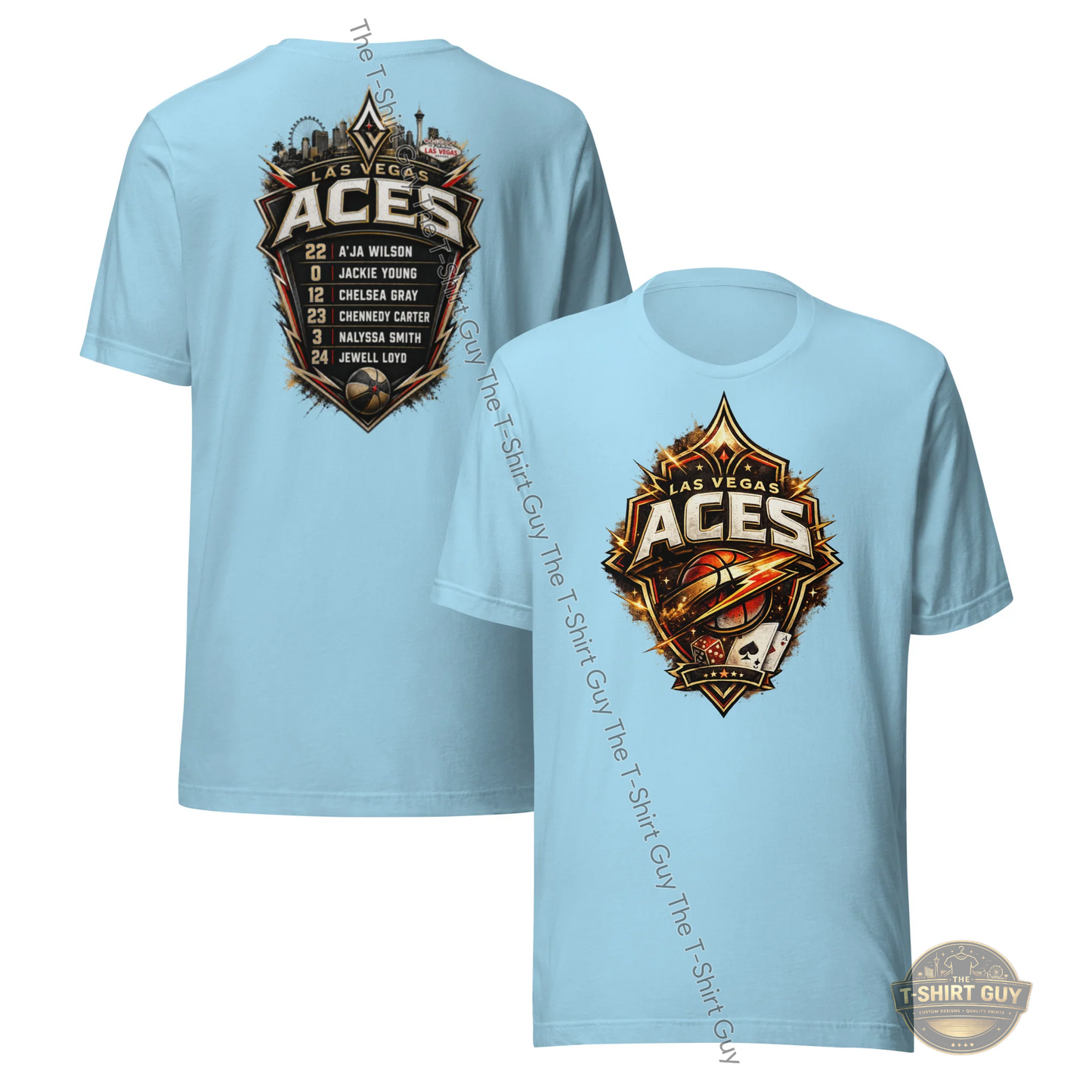 Watermarked - Las Vegas Aces Team Unisex t-shirt