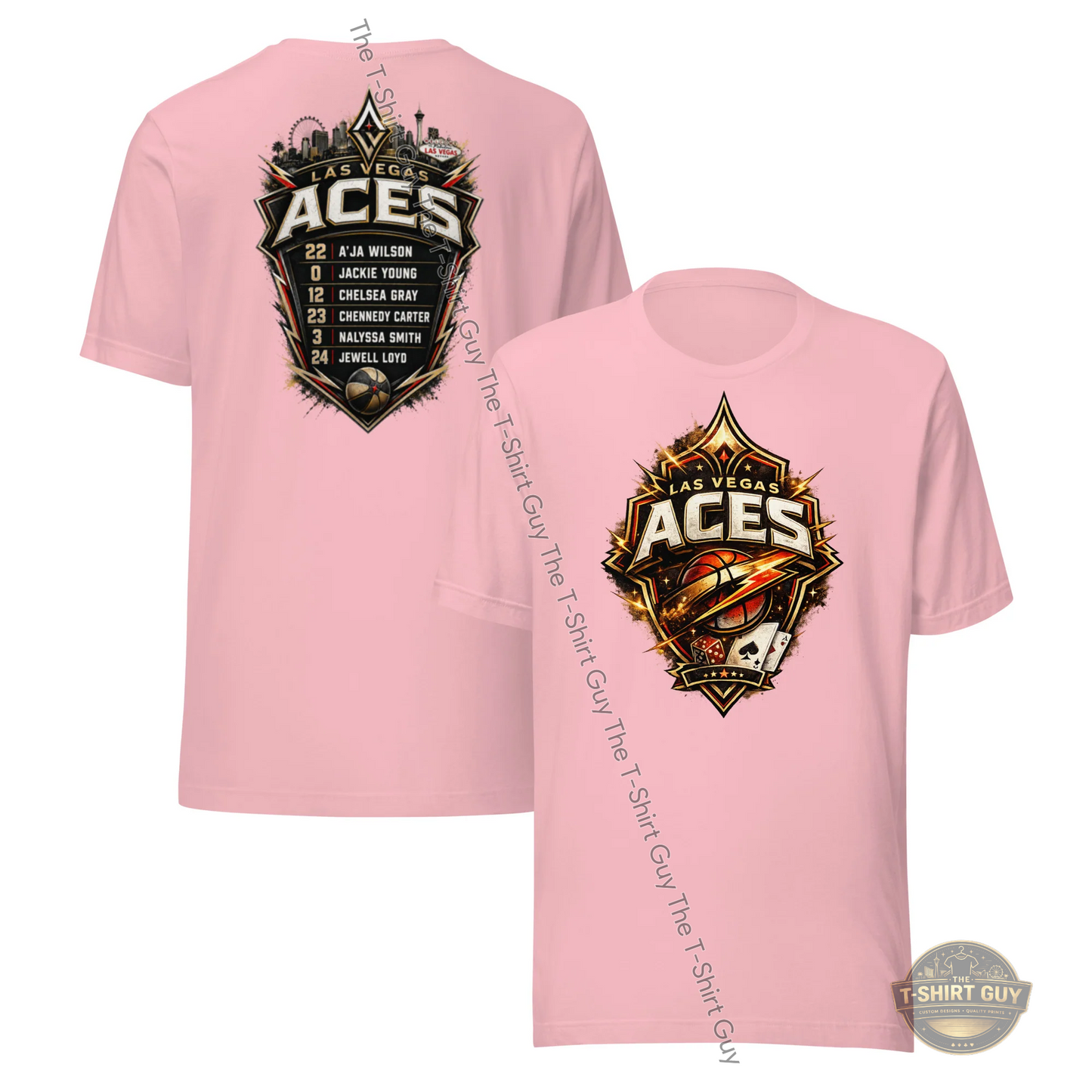 Watermarked - Las Vegas Aces Team Unisex t-shirt