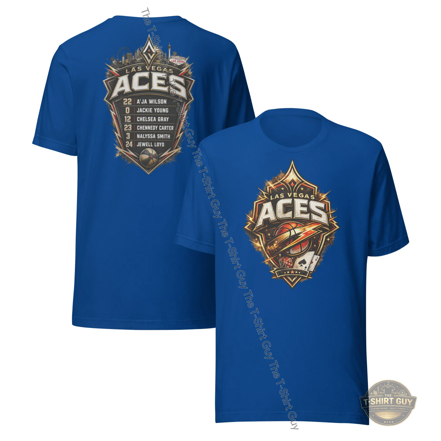 Watermarked - Las Vegas Aces Team Unisex t-shirt