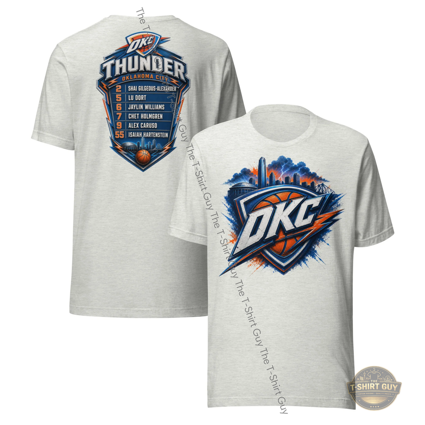 Watermarked - OKC Thunder Team Unisex t-shirt