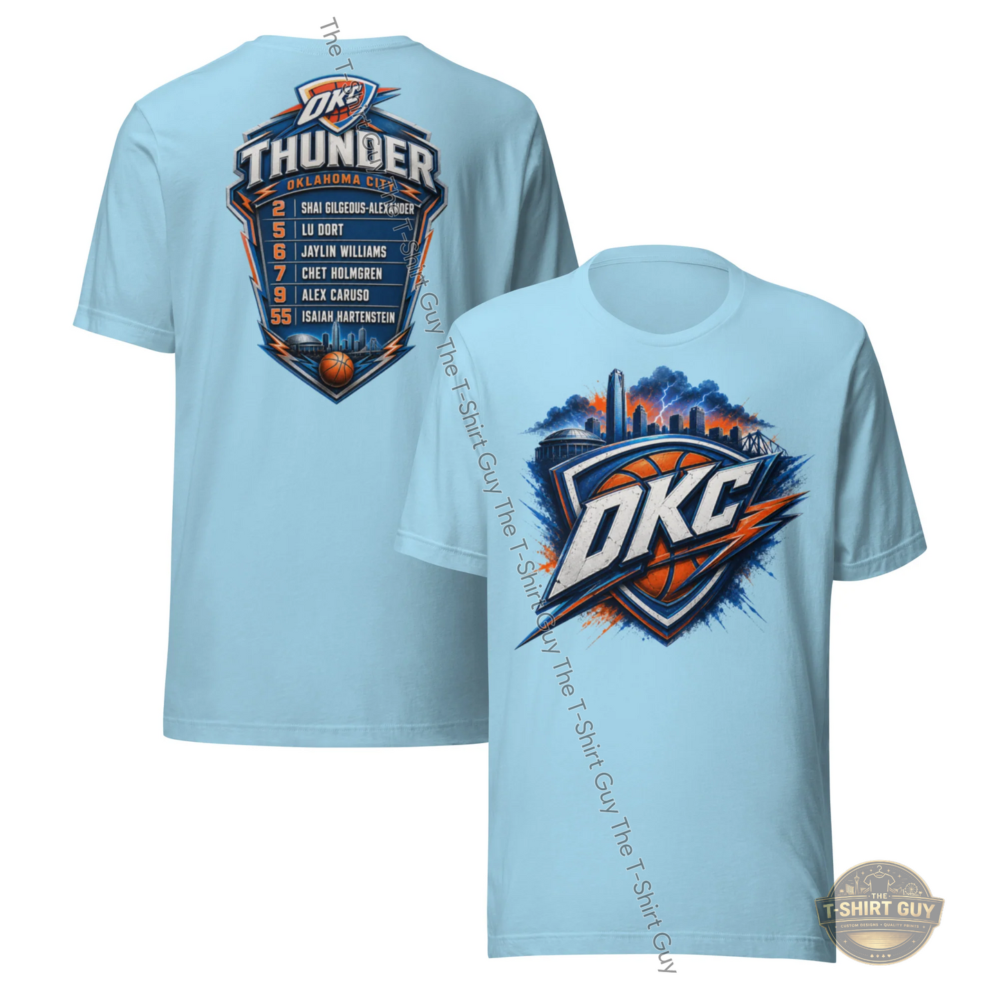 Watermarked - OKC Thunder Team Unisex t-shirt