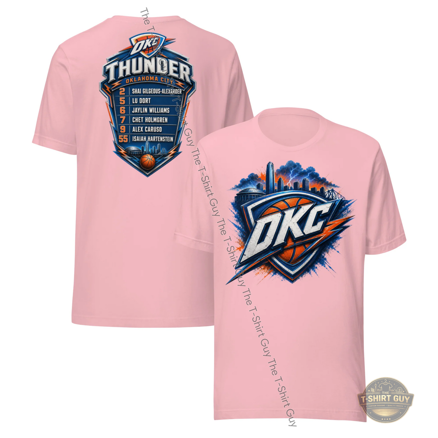 Watermarked - OKC Thunder Team Unisex t-shirt