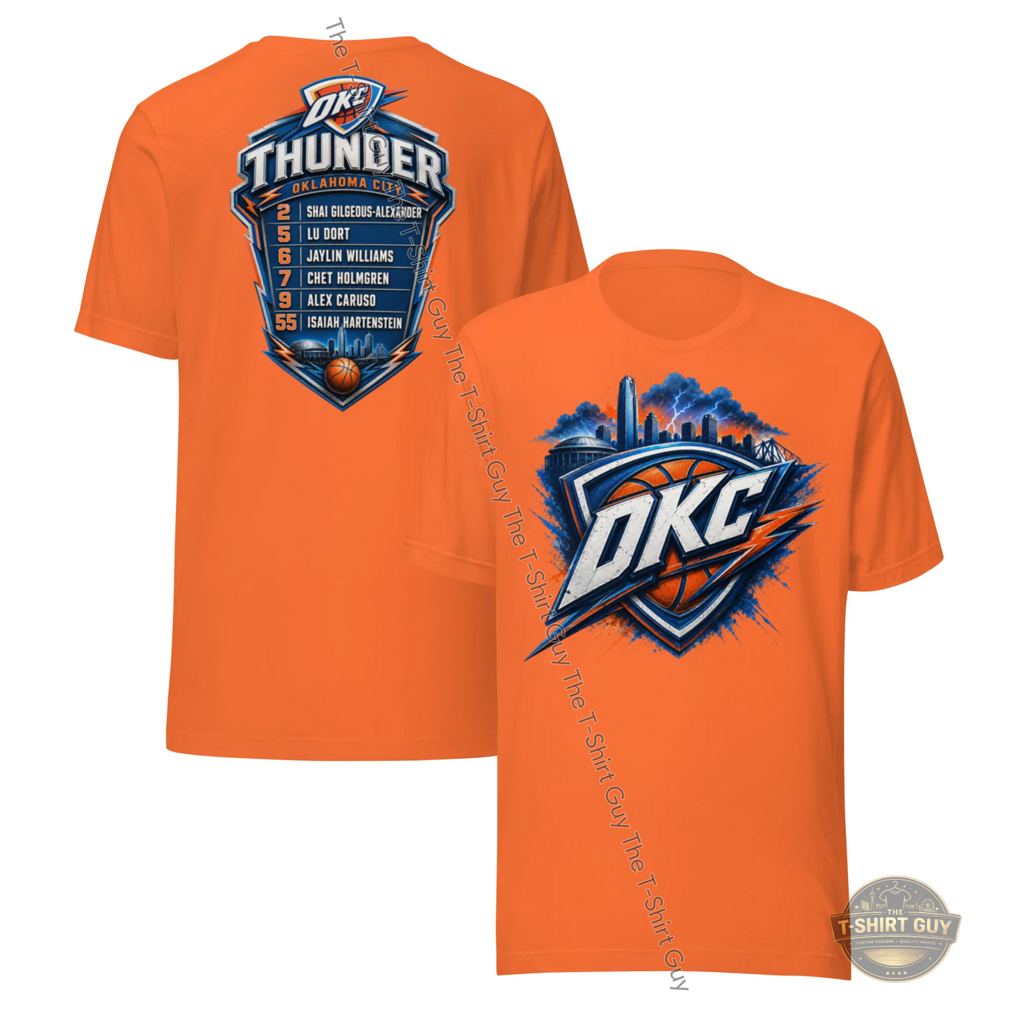 Watermarked - OKC Thunder Team Unisex t-shirt