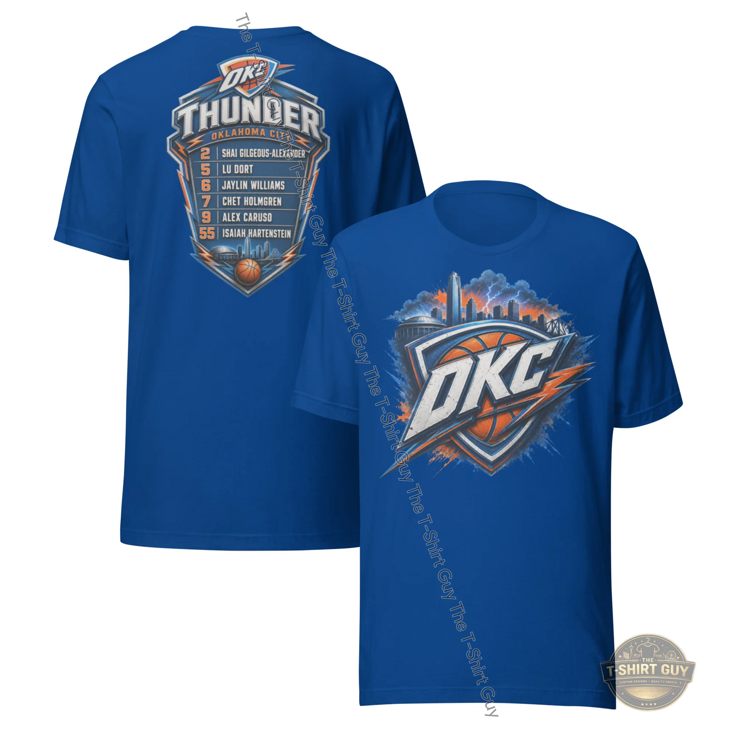 Watermarked - OKC Thunder Team Unisex t-shirt