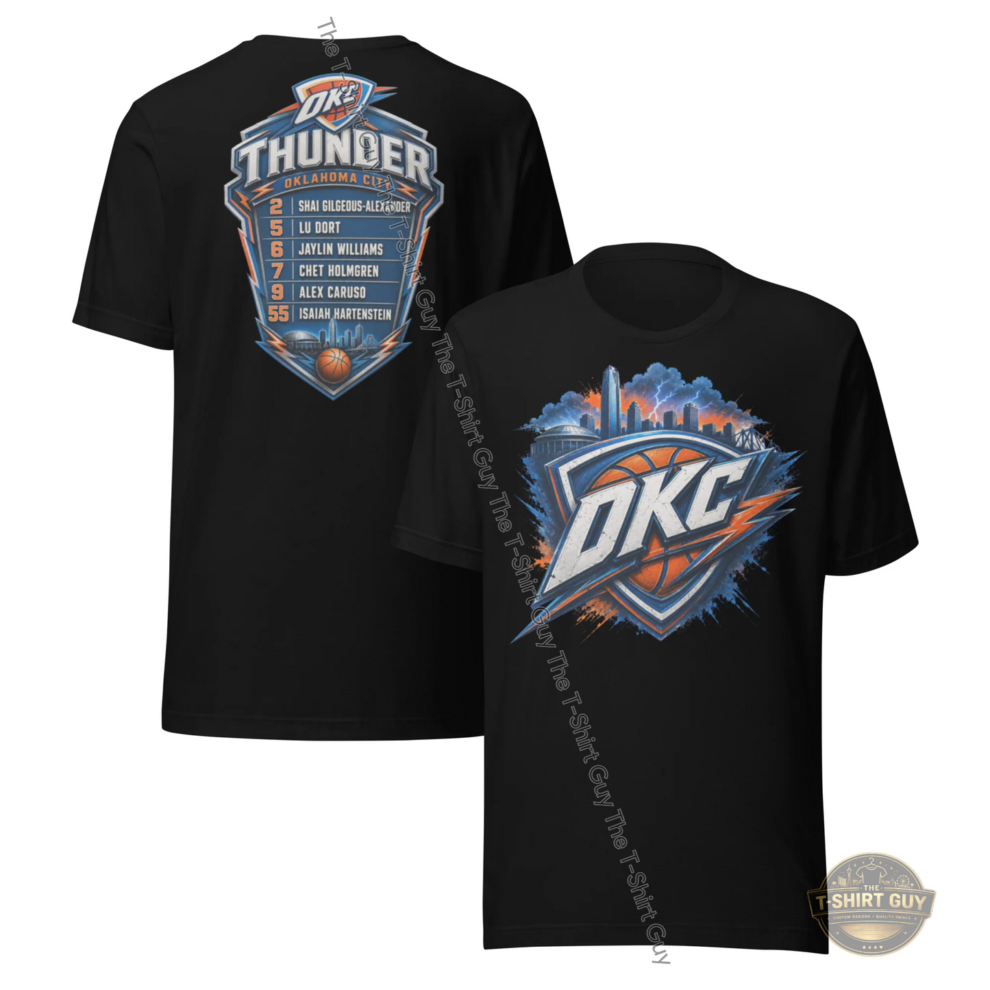 Watermarked - OKC Thunder Team Unisex t-shirt