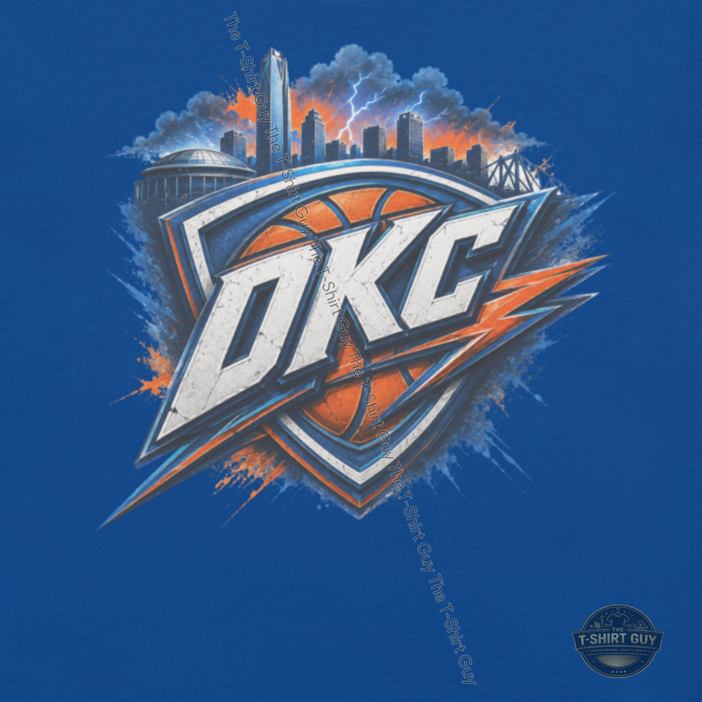 Watermarked - OKC Thunder Team Unisex t-shirt